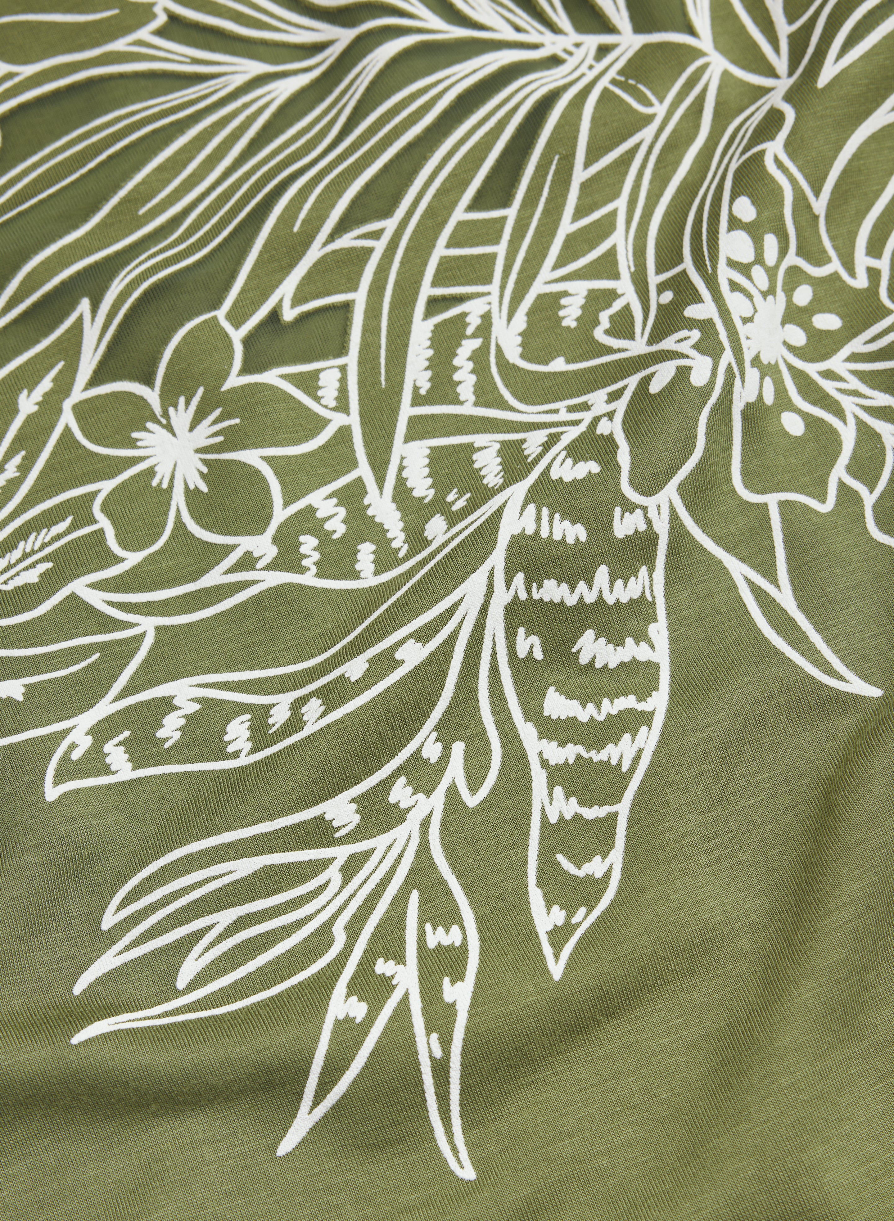 Palm Leaf Applique T-Shirt - Image 7