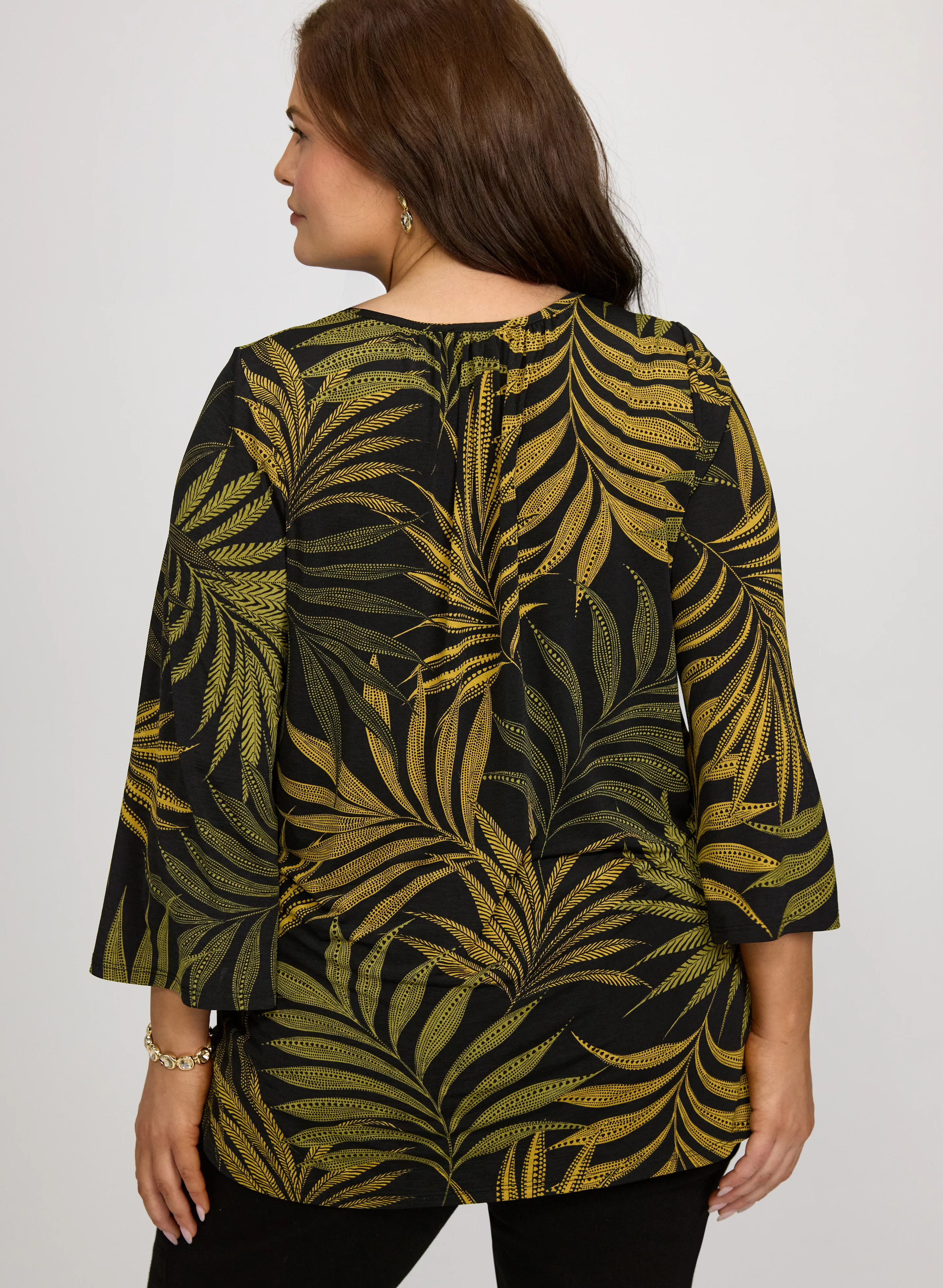 Palm Leaf Tunic Top - Image 4