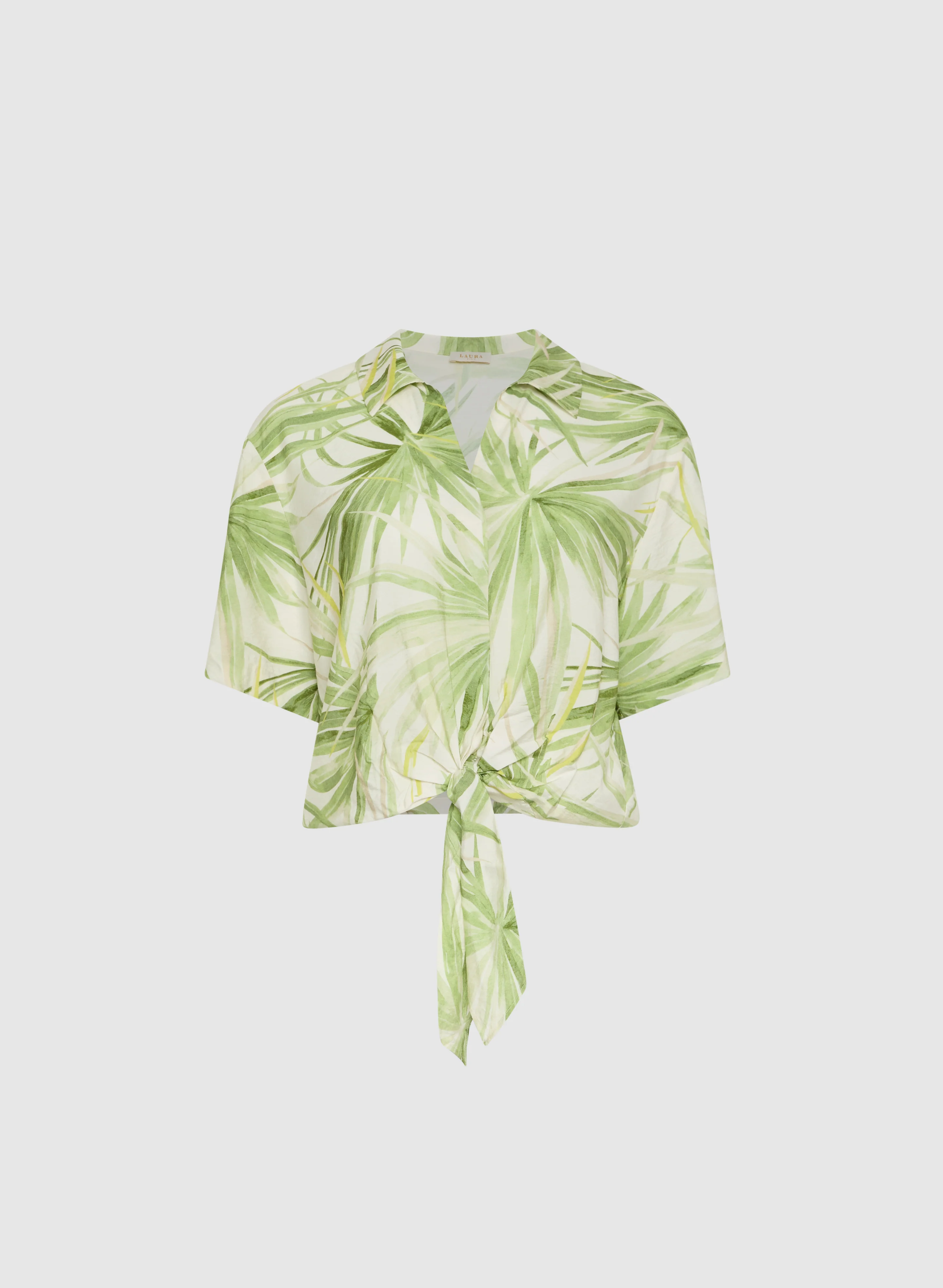 Palm Print Blouse - Image 7