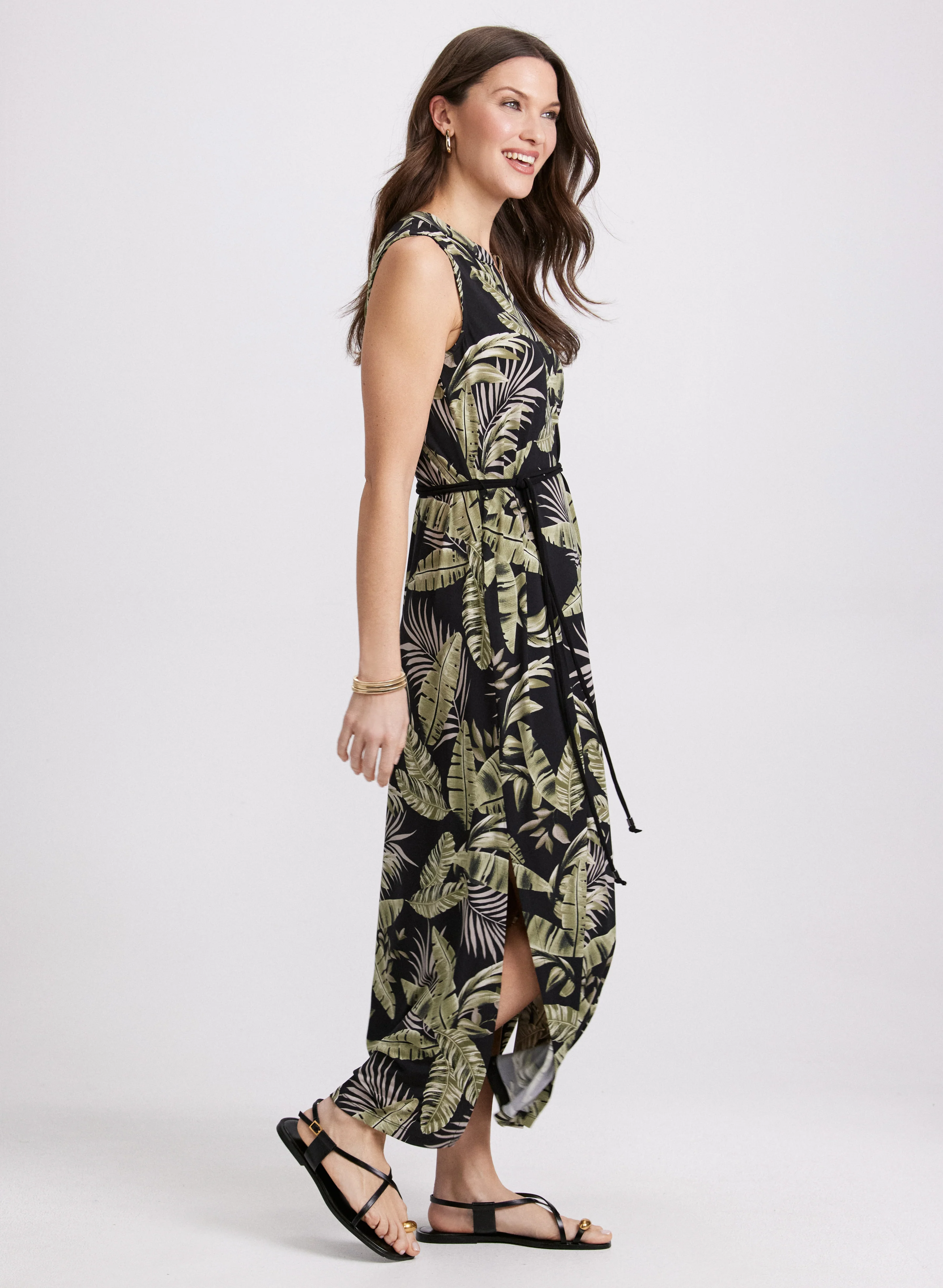 Palm Print Dress - Image 3