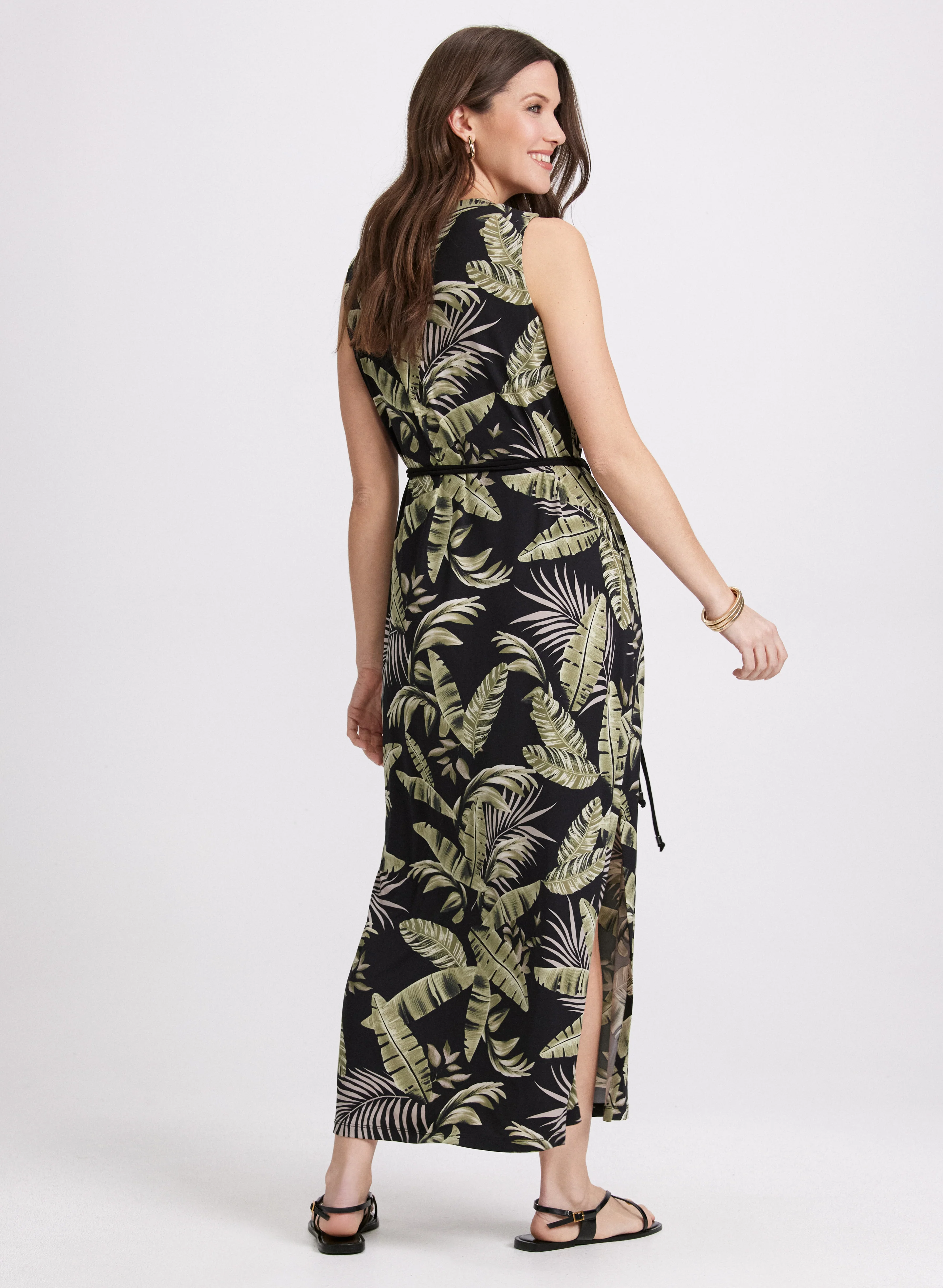 Palm Print Dress - Image 4