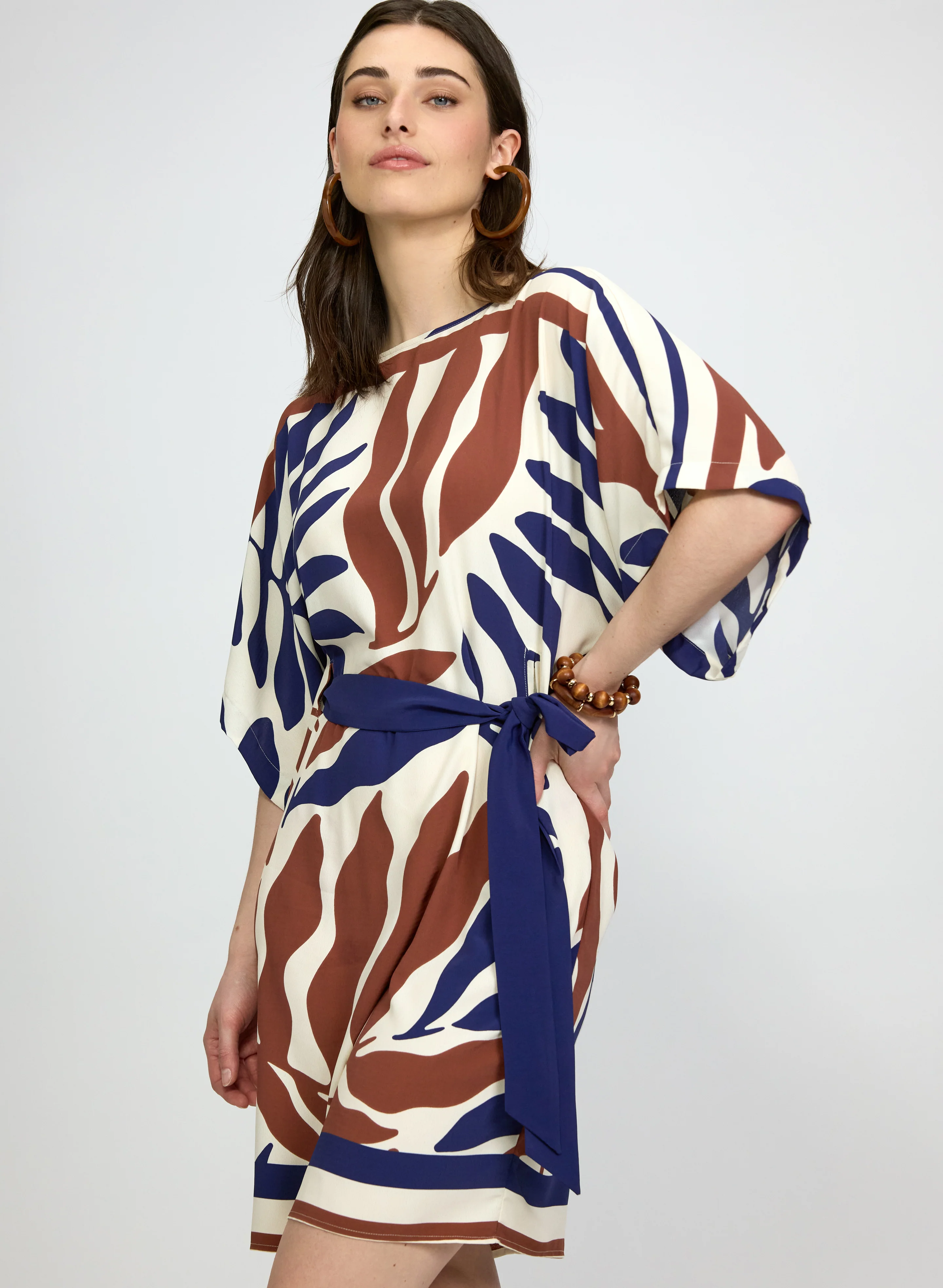 Palm Print Dress - Image 4