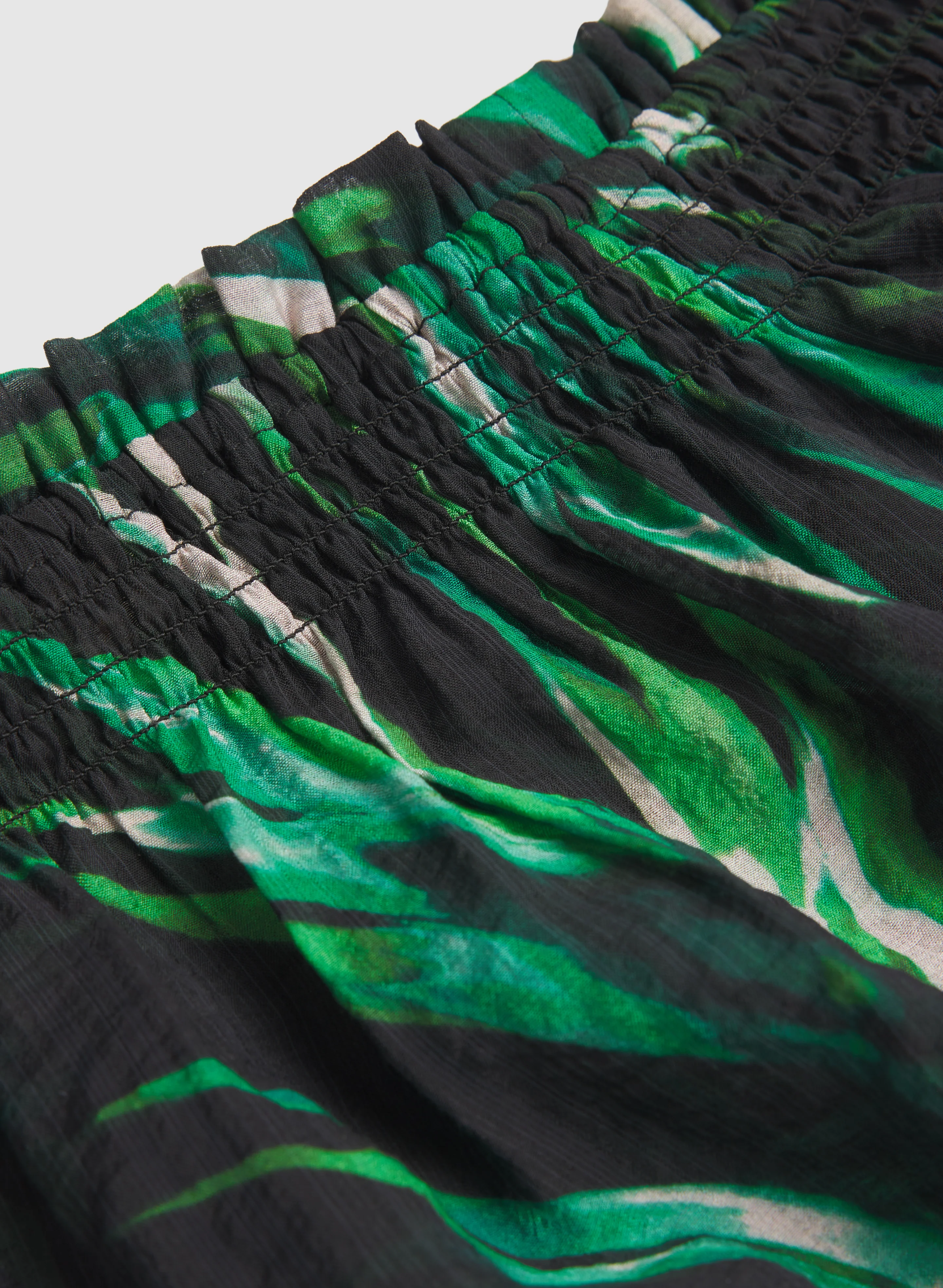 Palm Print Off-Shoulder Top - Image 7