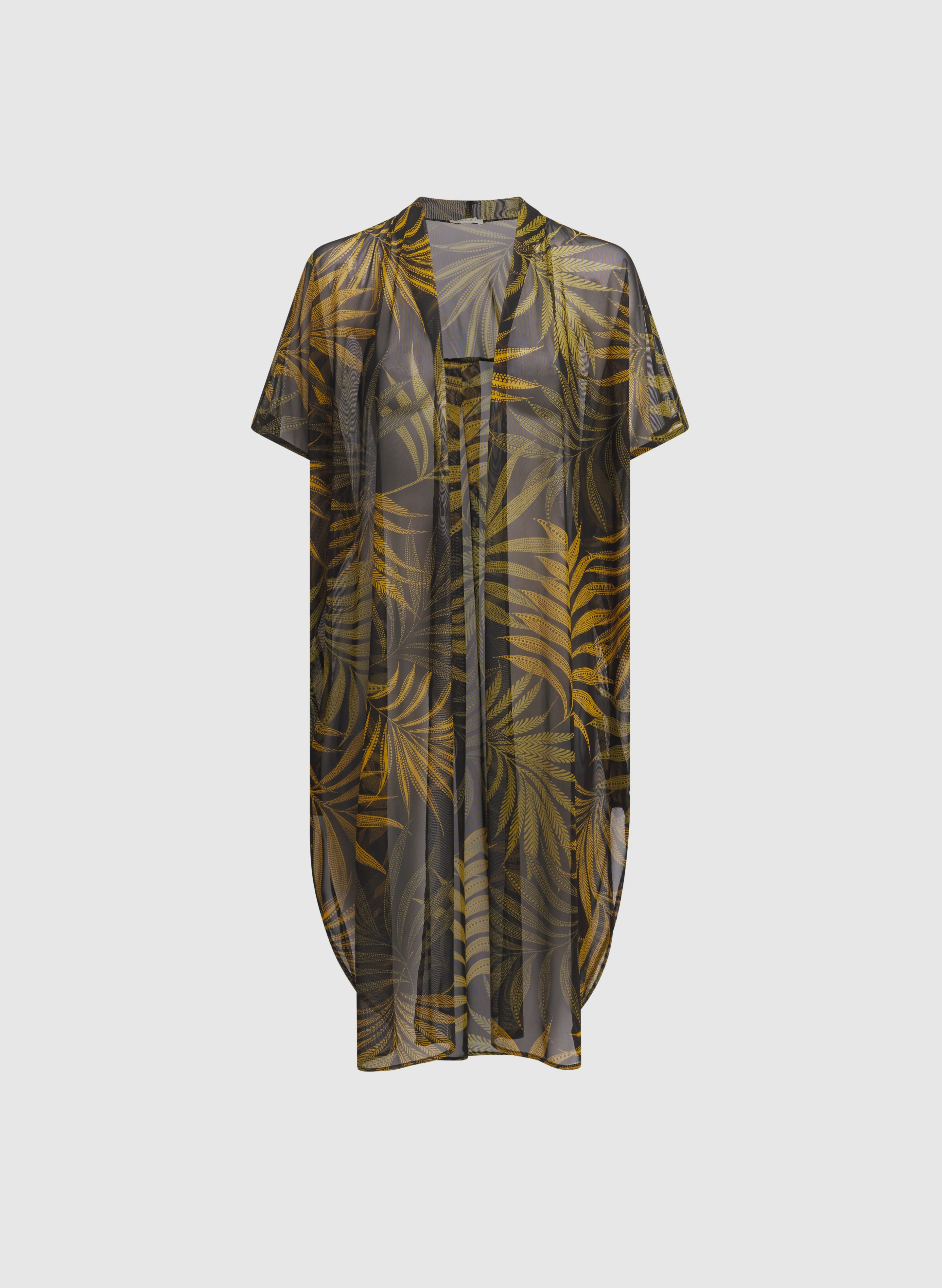 Palm Print Open Front Top - Image 6