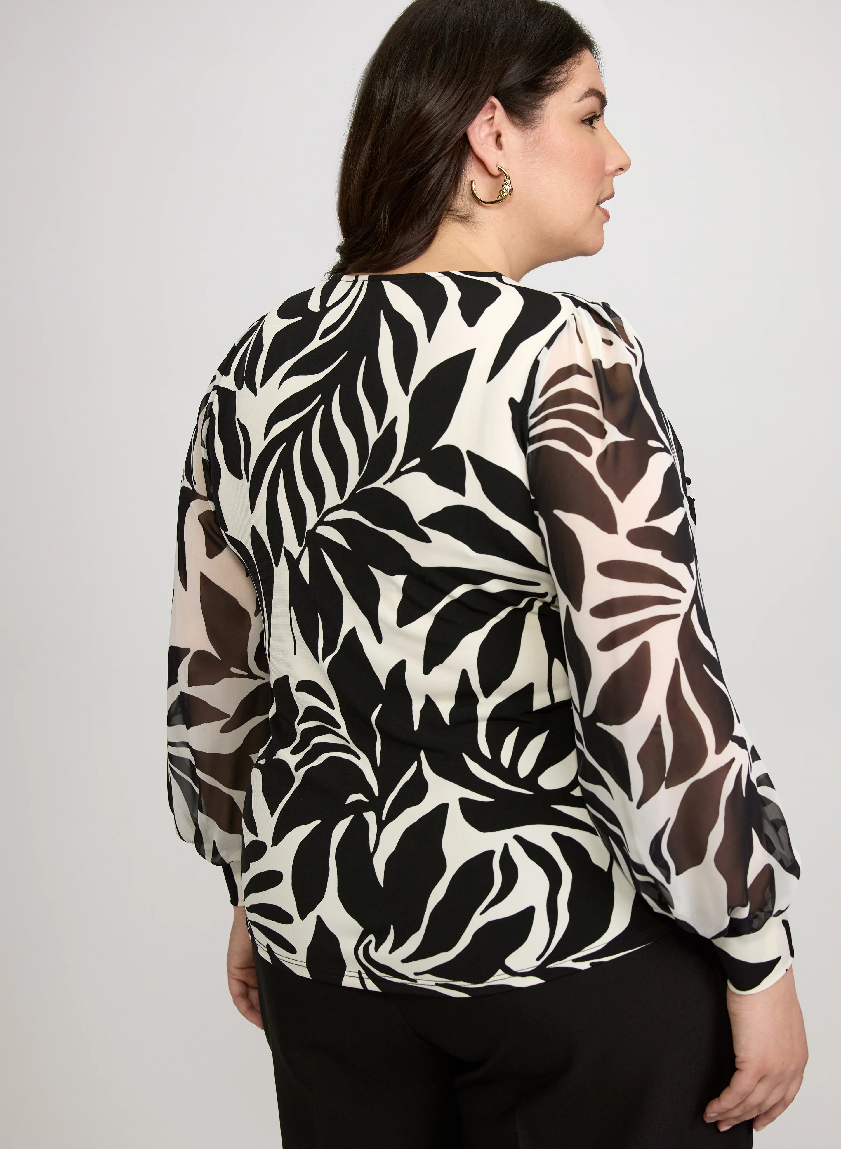 Palm Print Top - Image 4