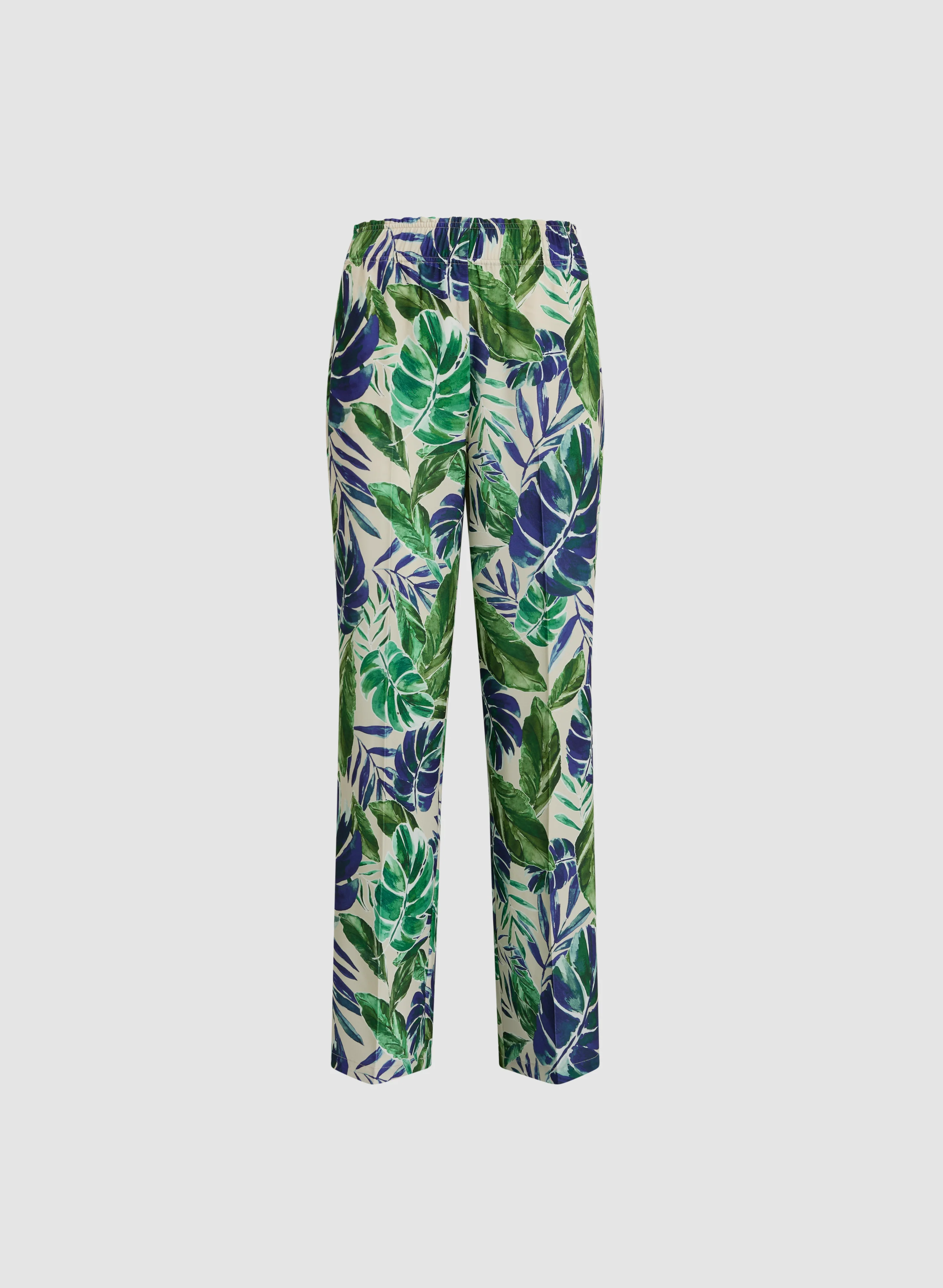 Palm Print Wide Leg Pants - Image 6