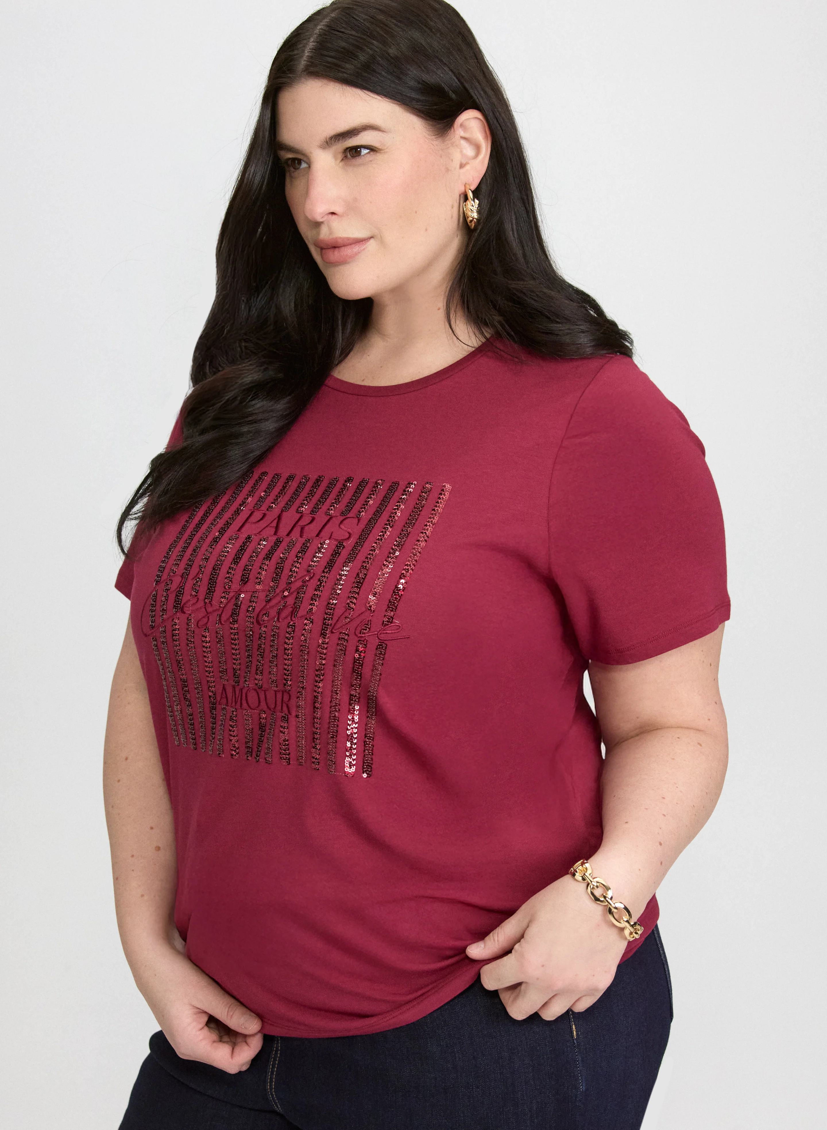 Paris Sequin T-Shirt - Image 5