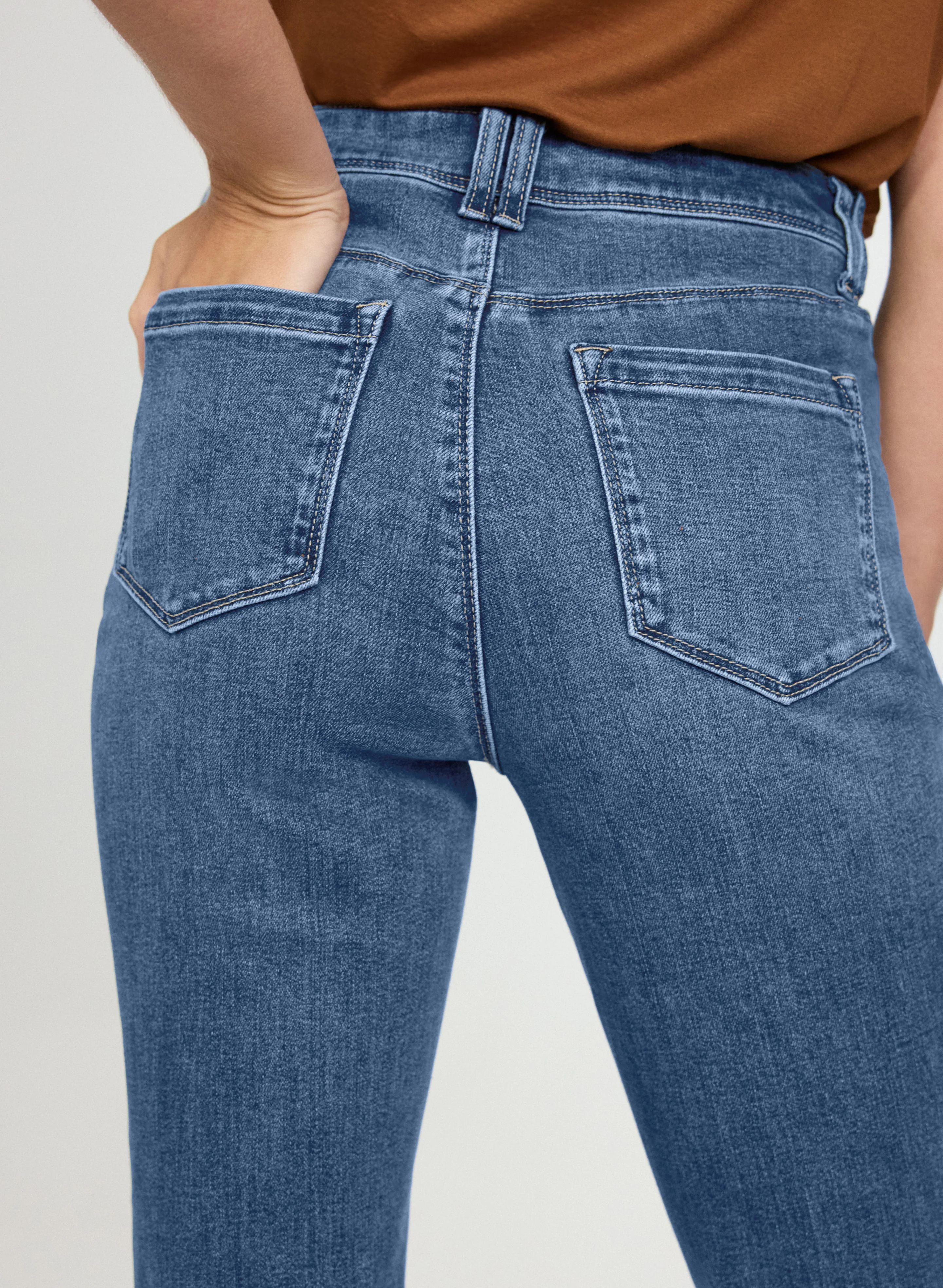 Patch Pocket Straight-Leg Jeans - Image 5