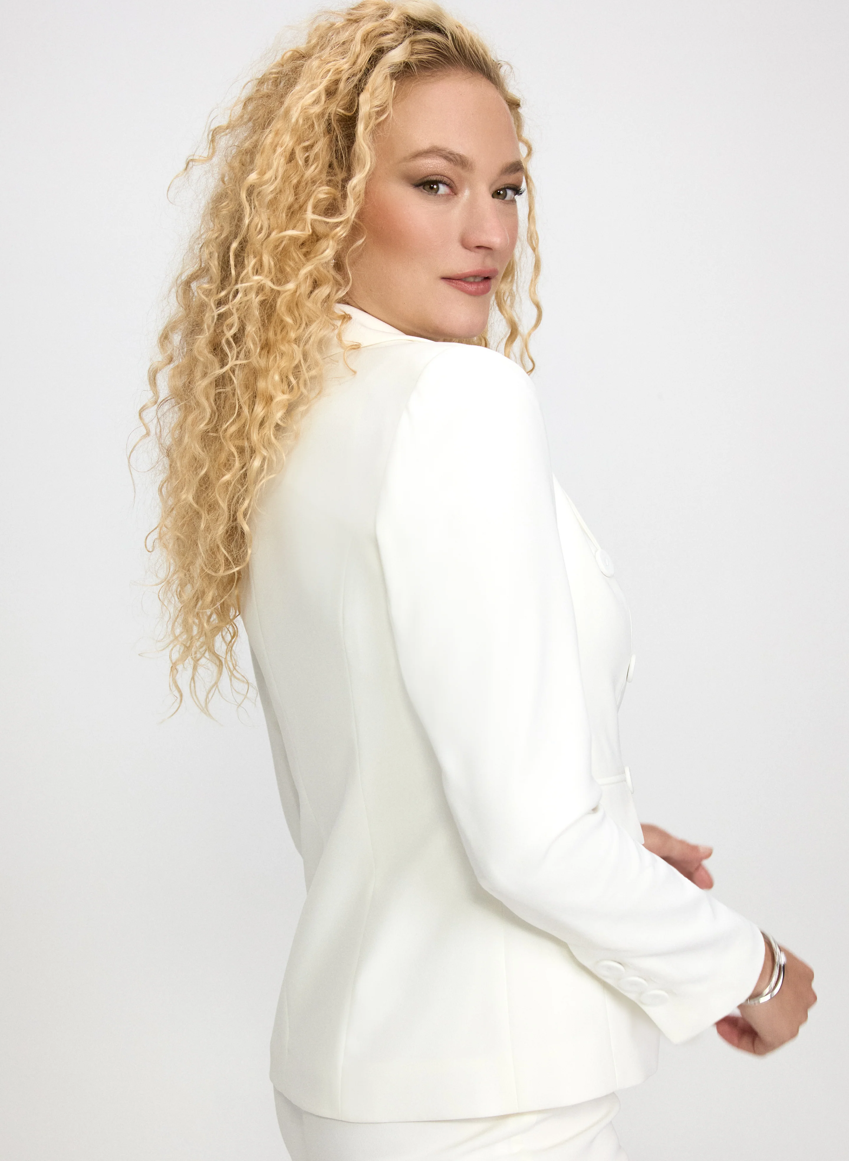 Peaked Lapel Blazer - Image 5