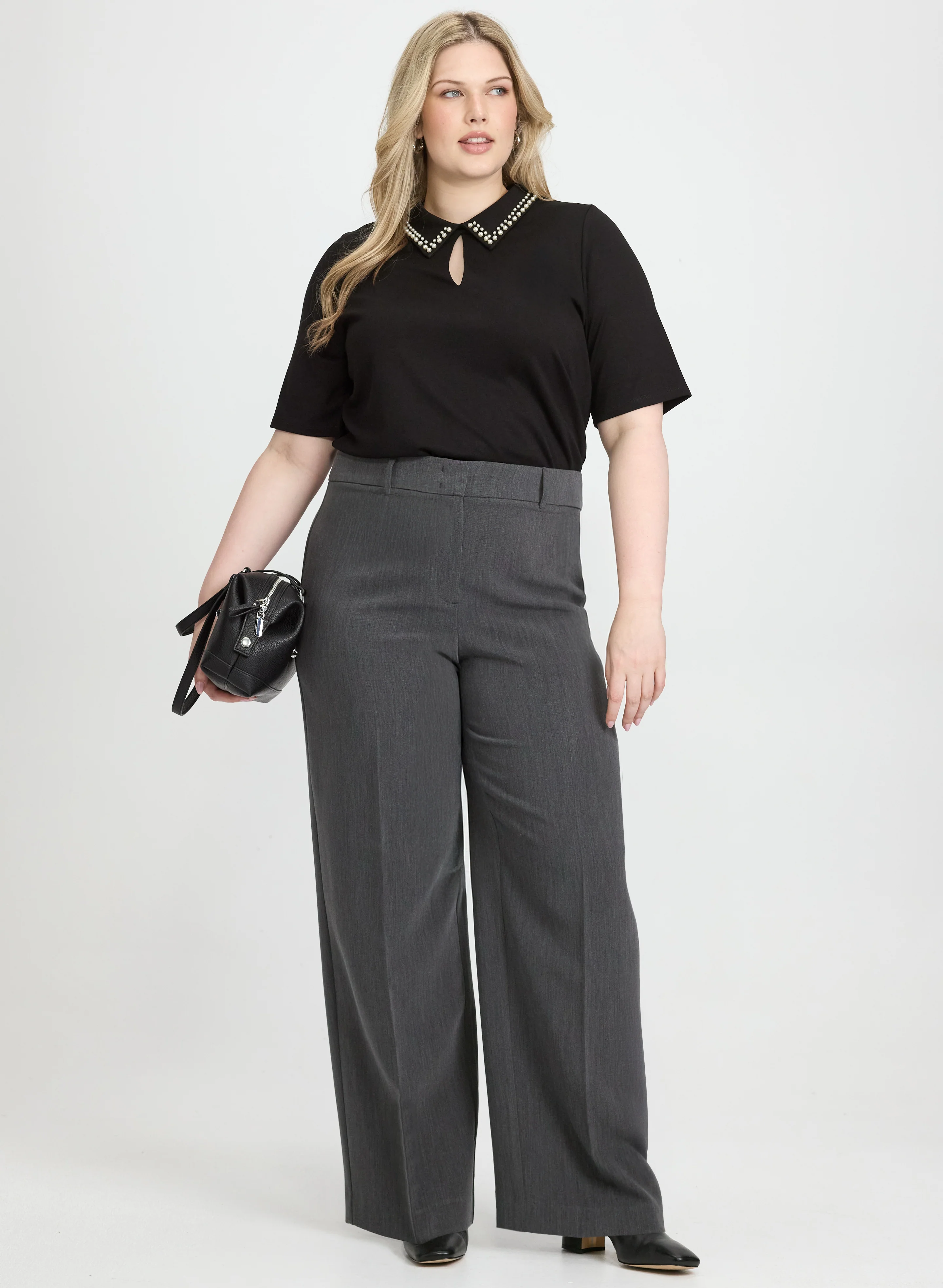 Pearl Collar Top - Image 3