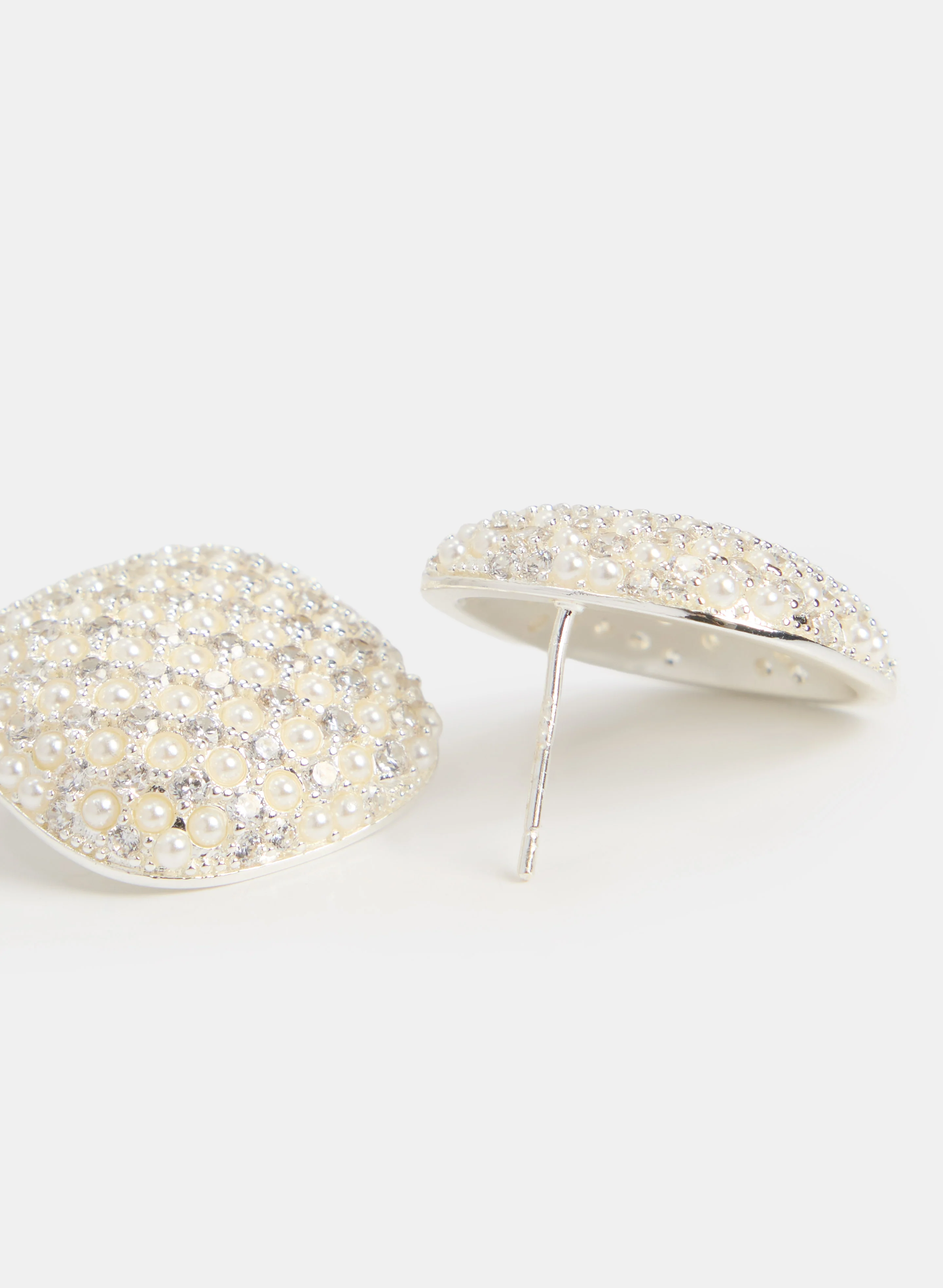 Pearl & Crystal Earrings - Image 2