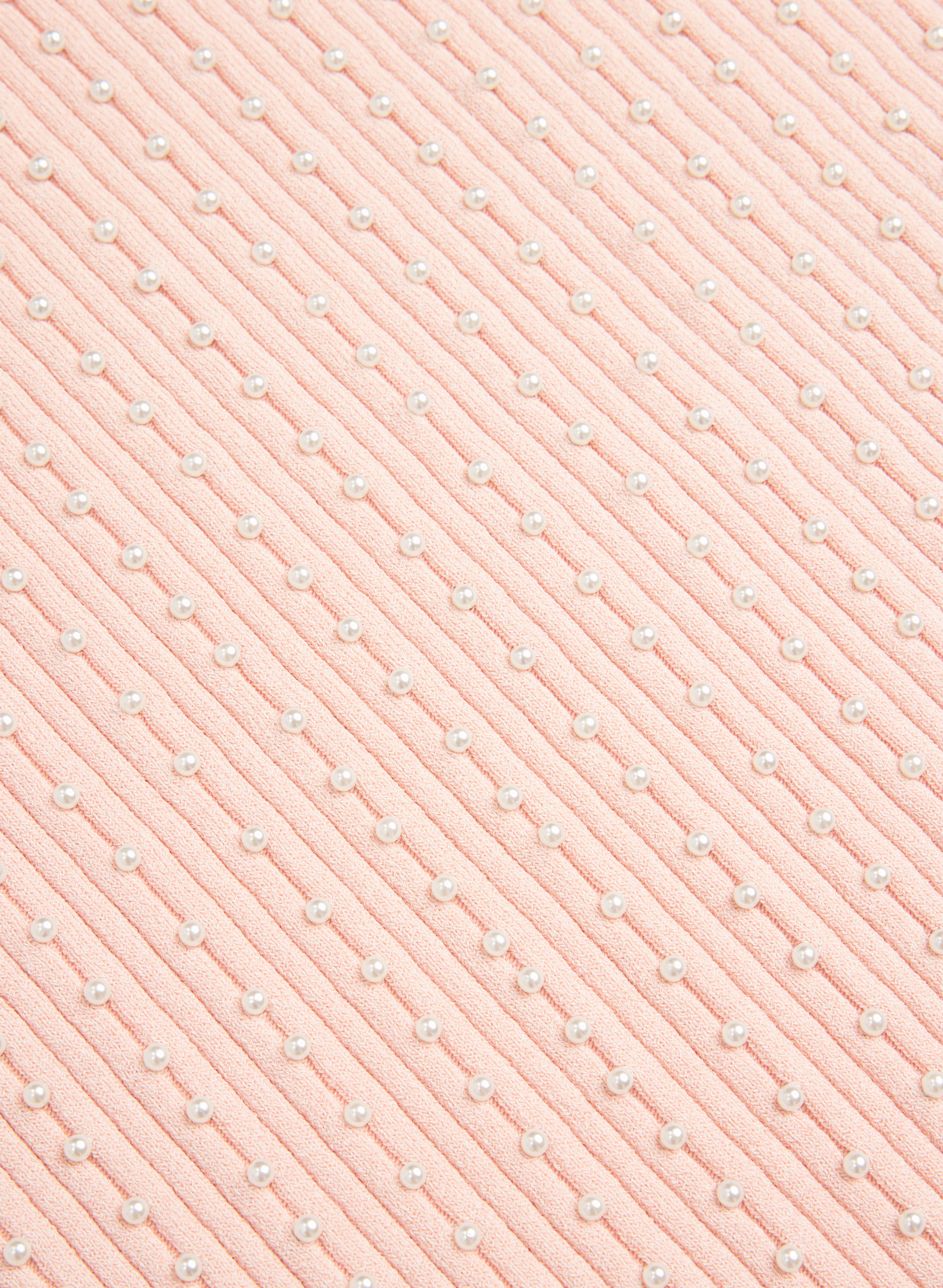 Pearl Embellished Sleeveless Knit - Image 7