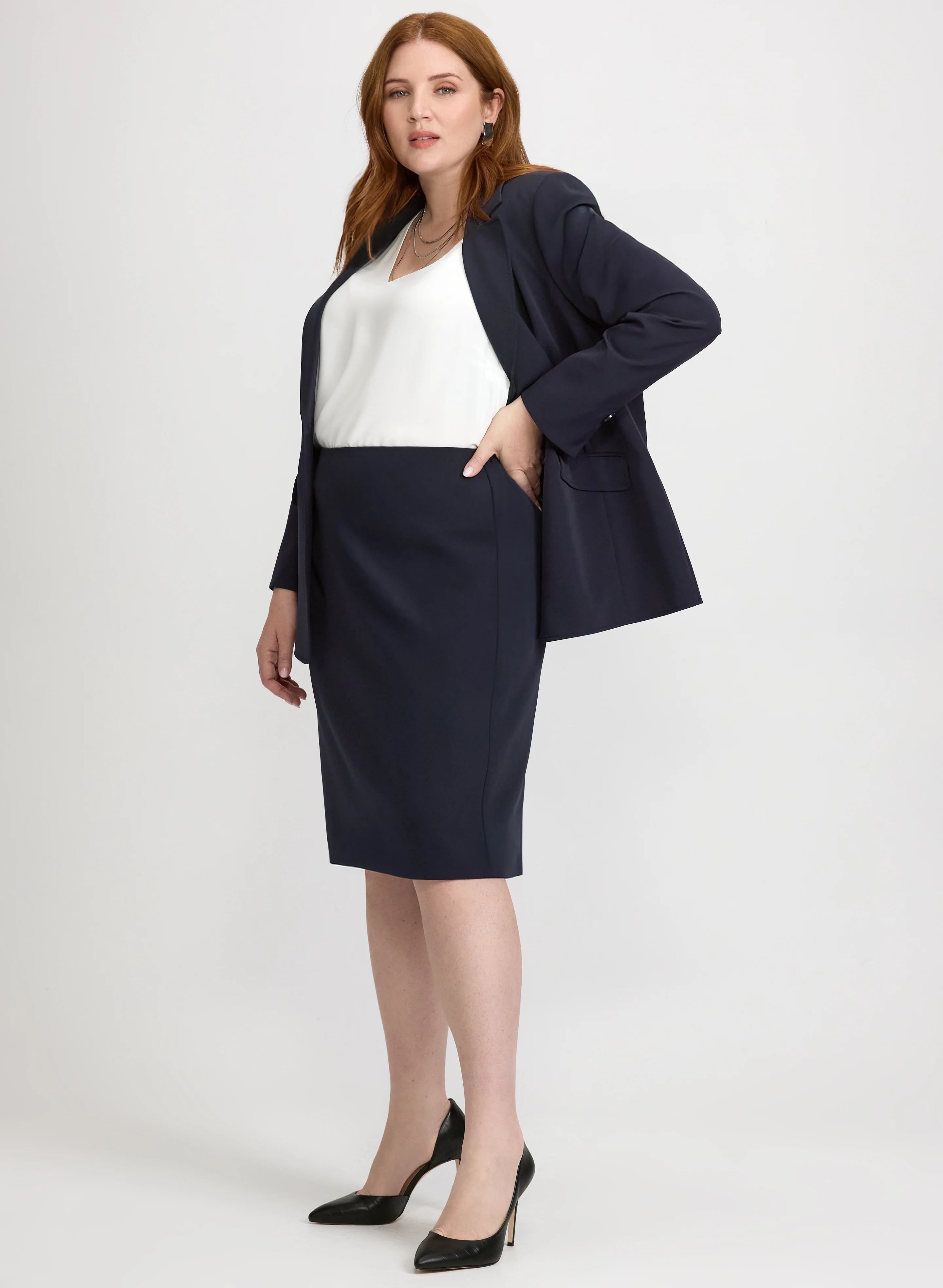 Pencil Suiting Skirt - Image 4