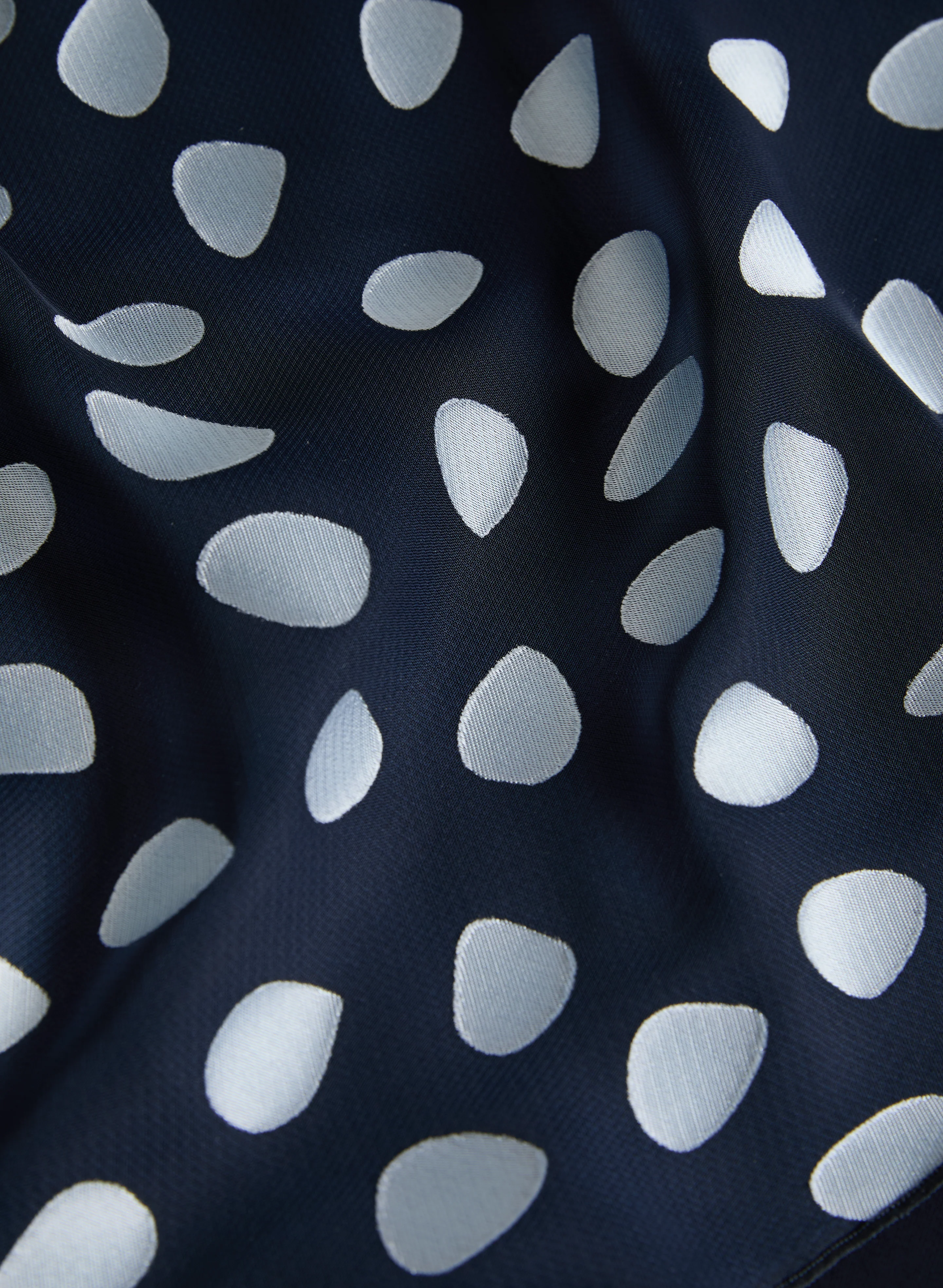 Petal Print Cape Overlay Dress - Image 7