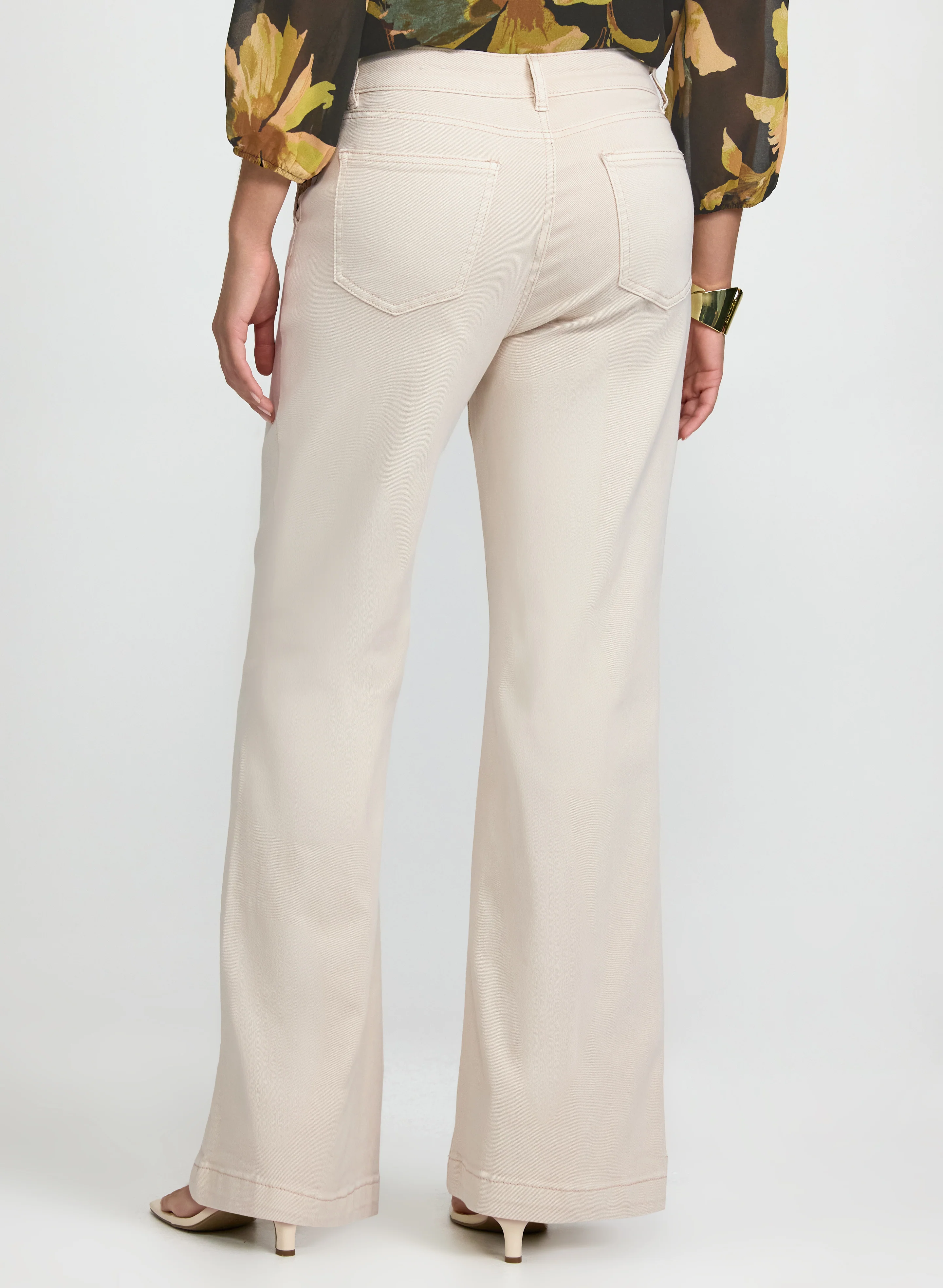 Pinched Seam Trouser Jeans - Image 5