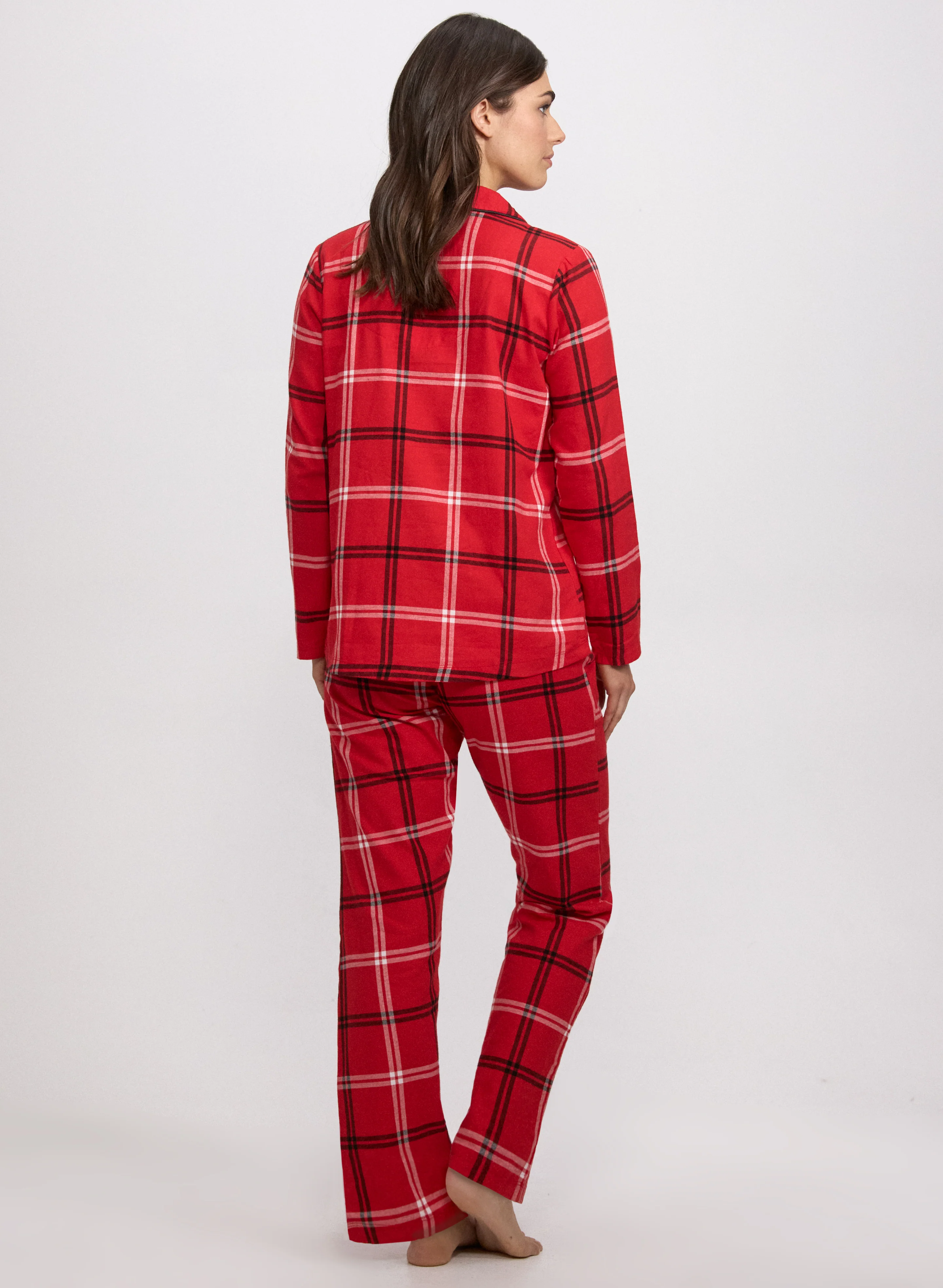 Plaid Print Pyjama Print - Image 2
