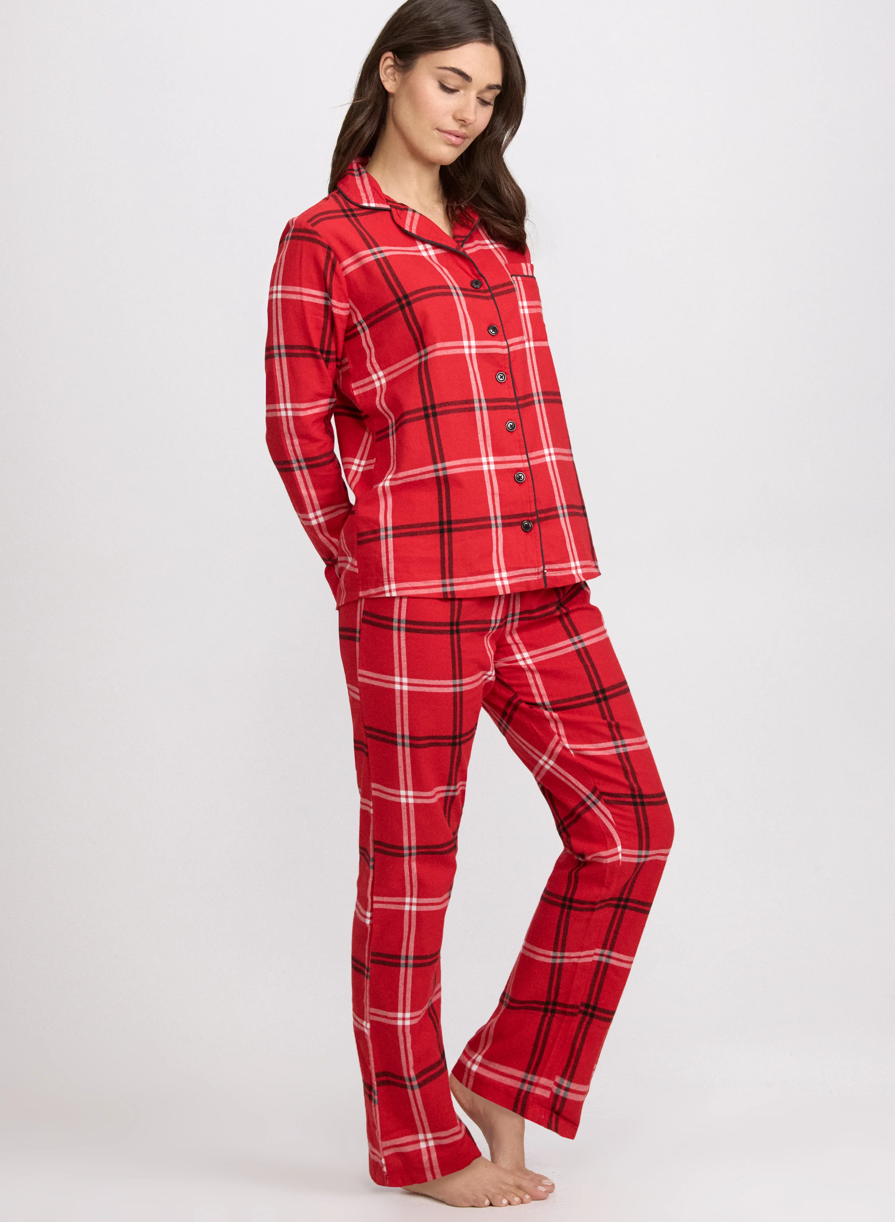 Plaid Print Pyjama Print - Image 3