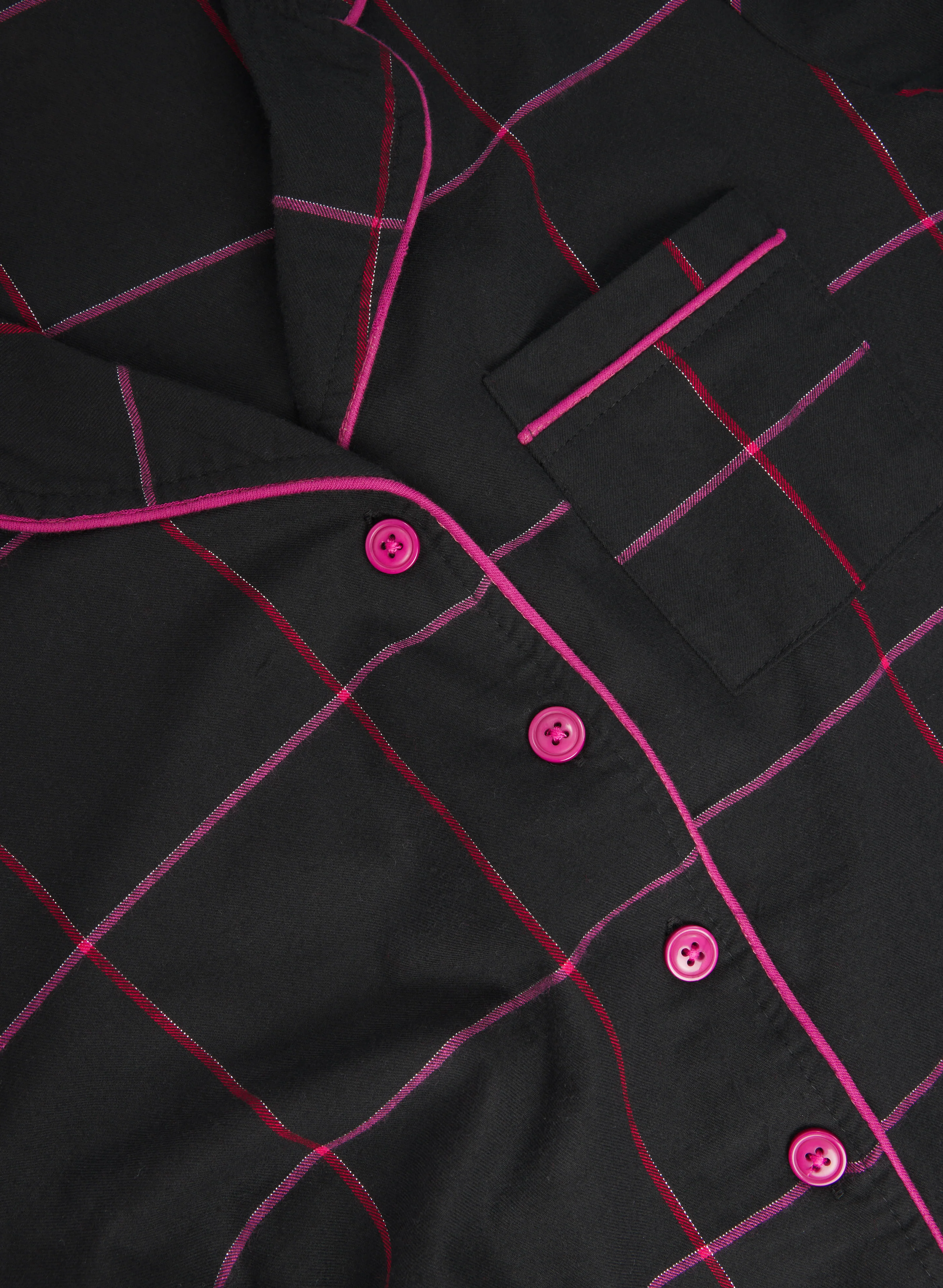 Plaid Print Pyjama Set - Image 7