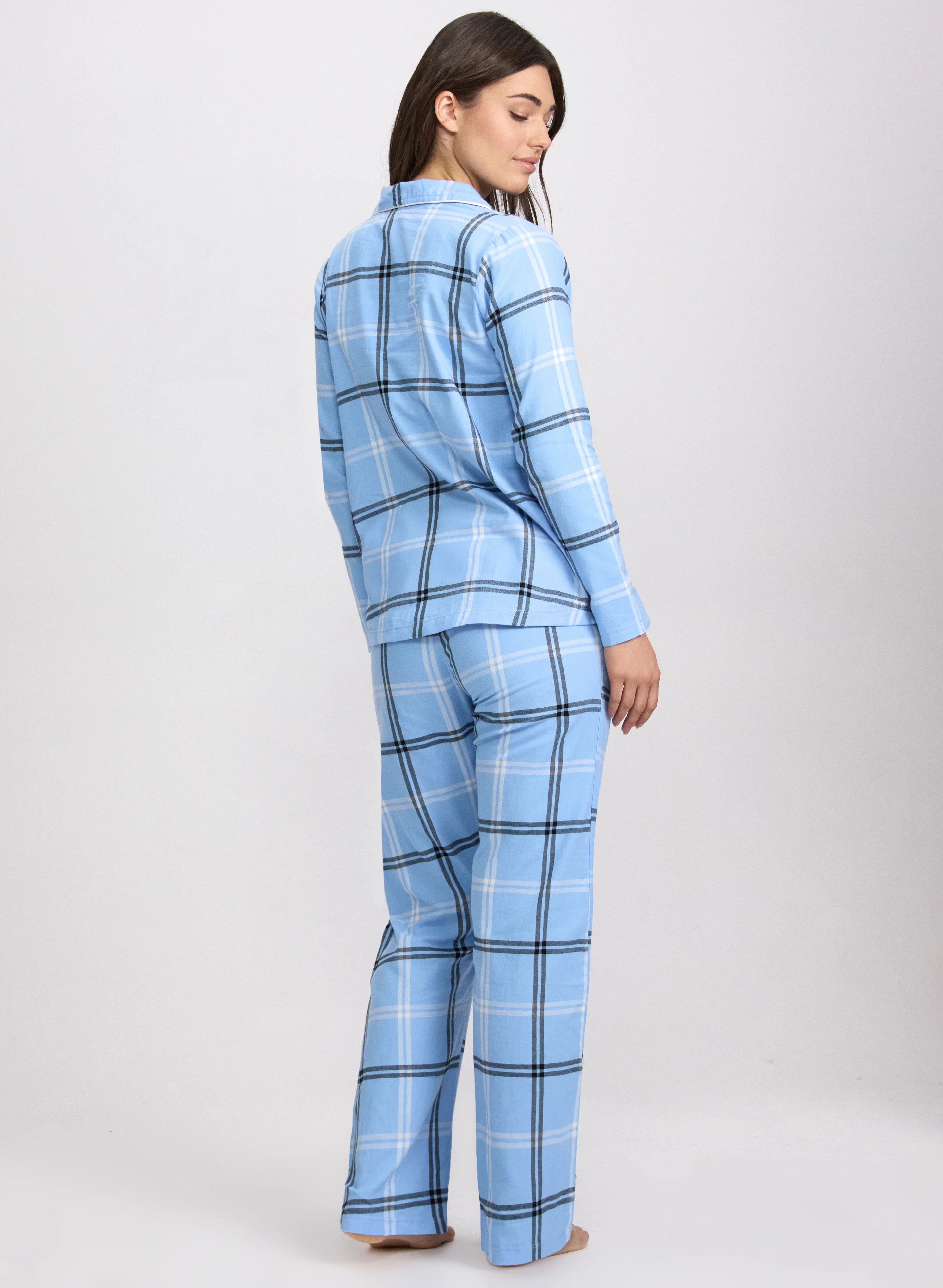 Plaid Print Pyjama Set - Image 2