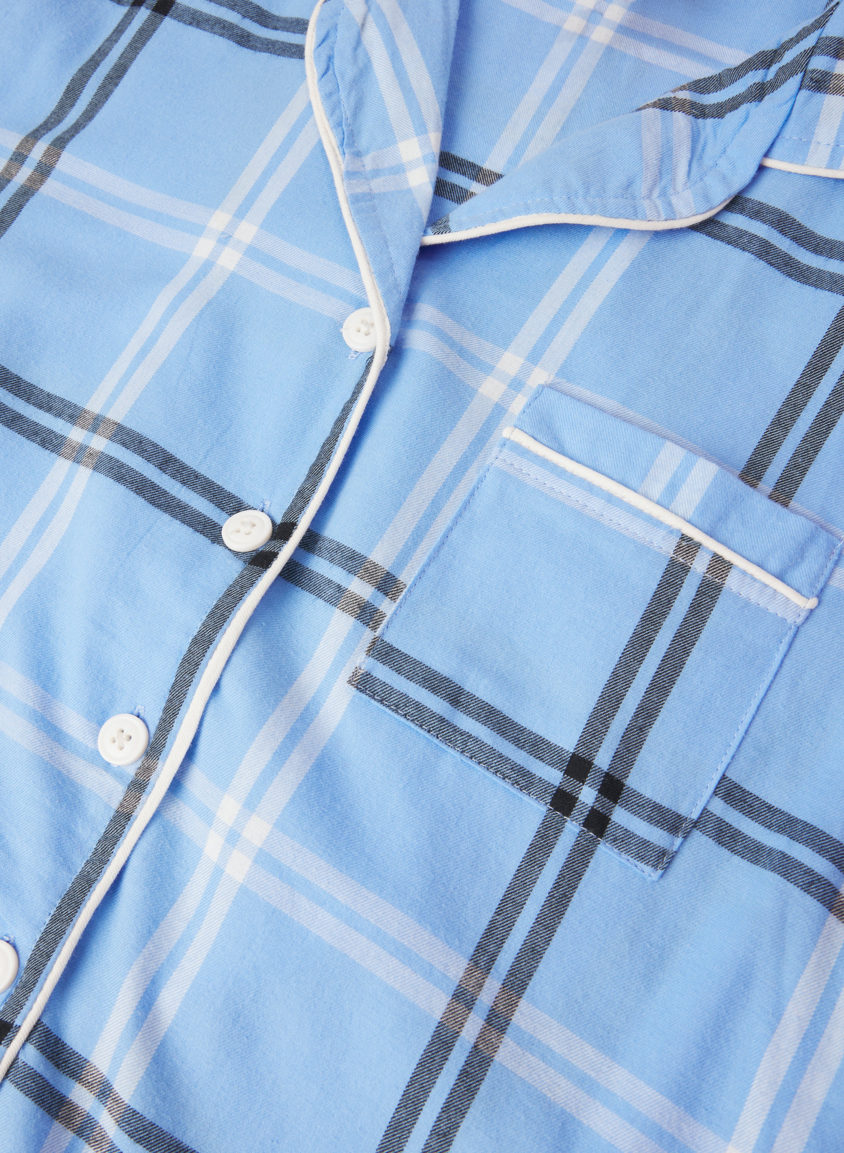 Plaid Print Pyjama Set - Image 8