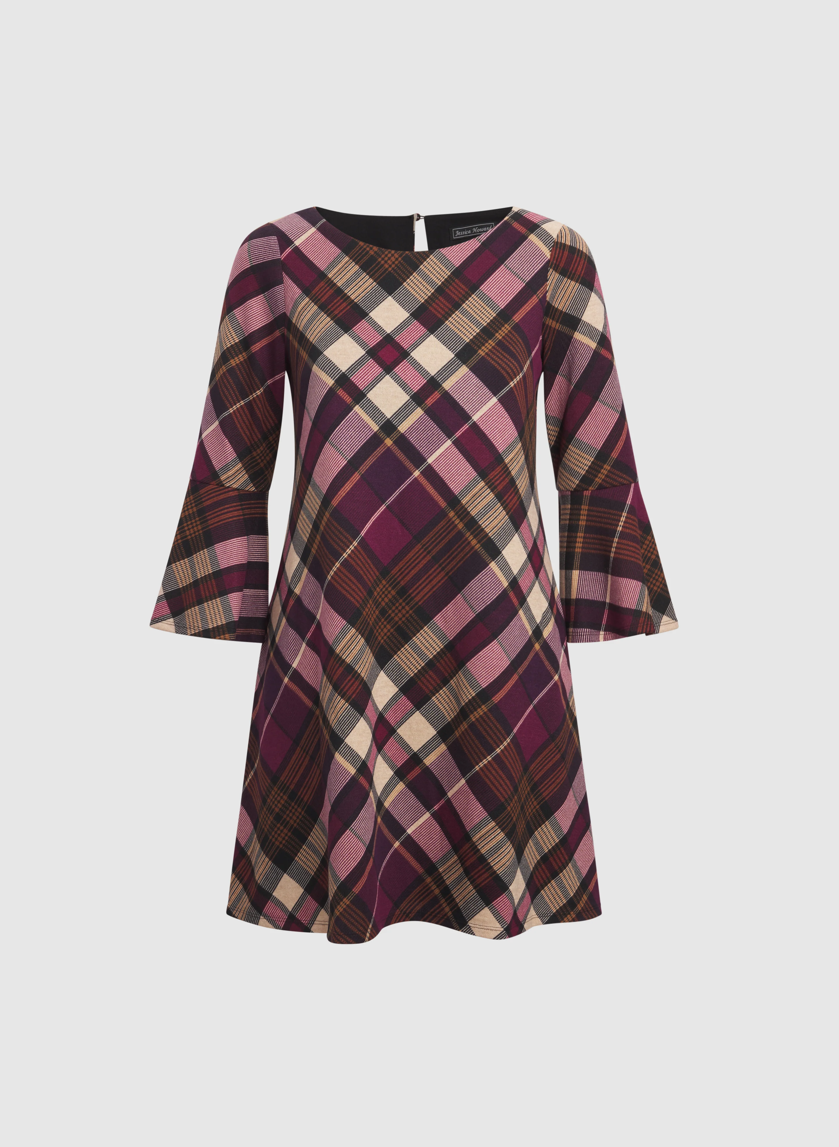 Plaid Sweater Dress - Image 6