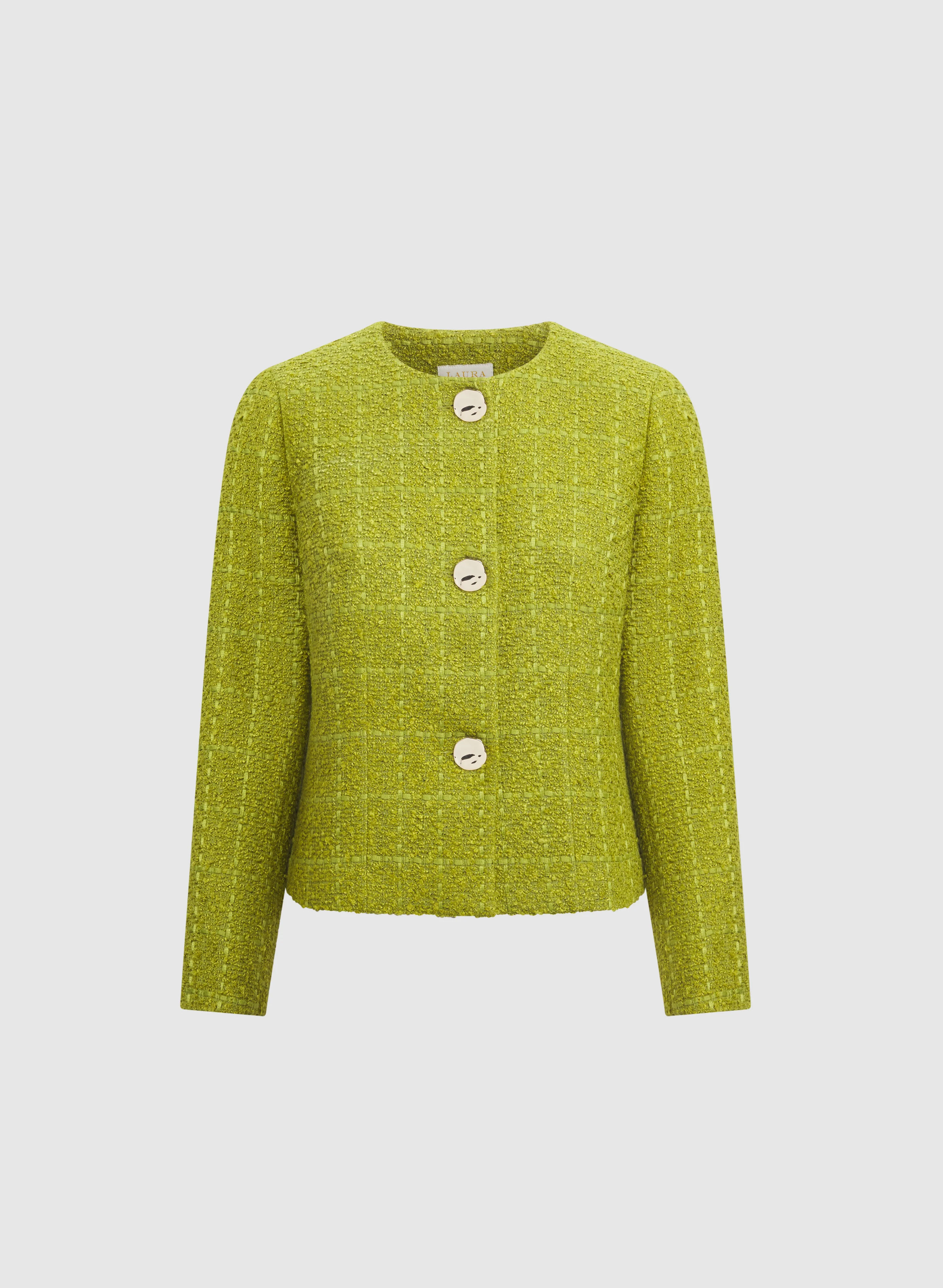 Plaid Tweed Jacket - Image 6
