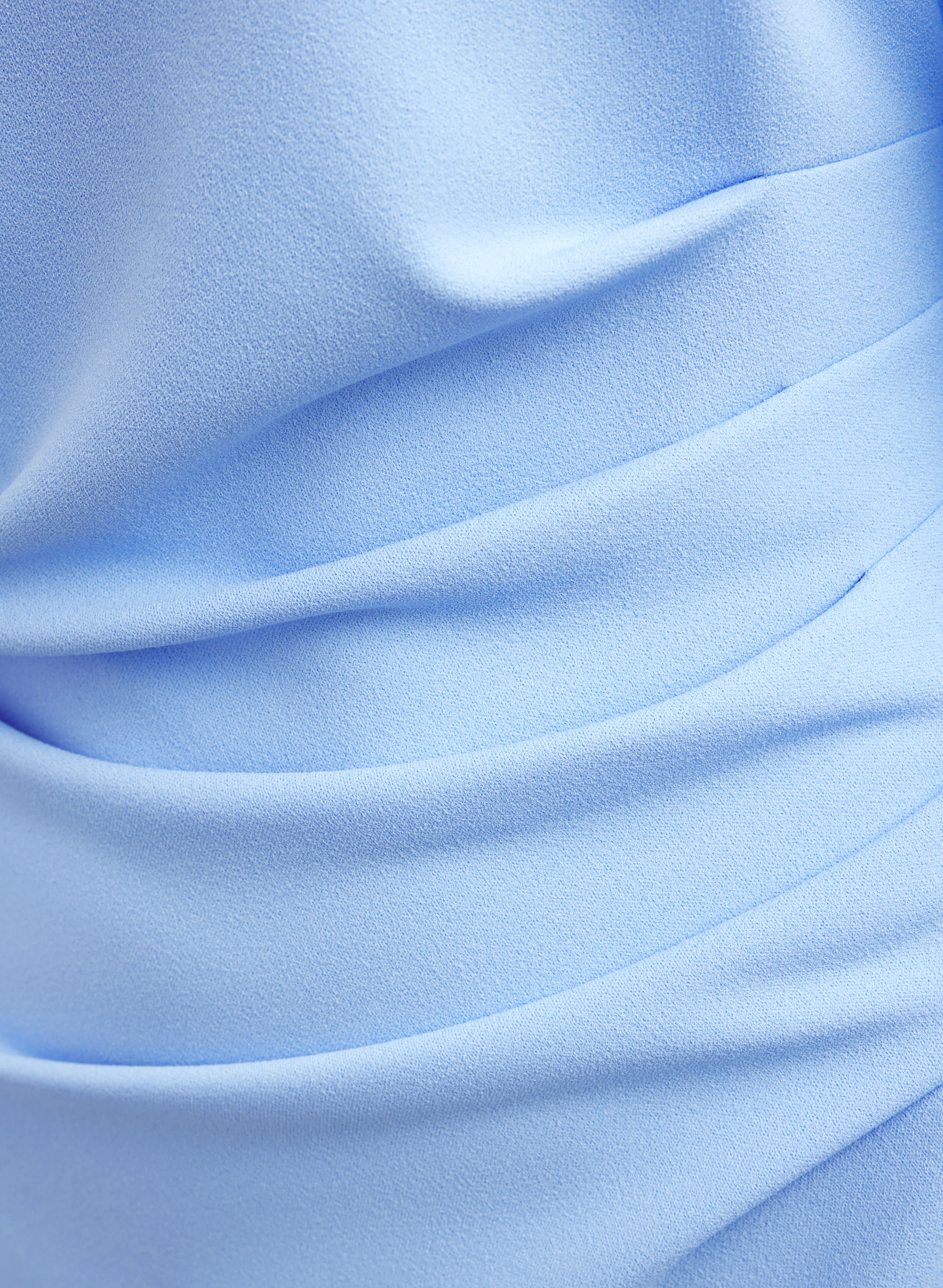 Pleated Chiffon Sleeve Dress - Image 7
