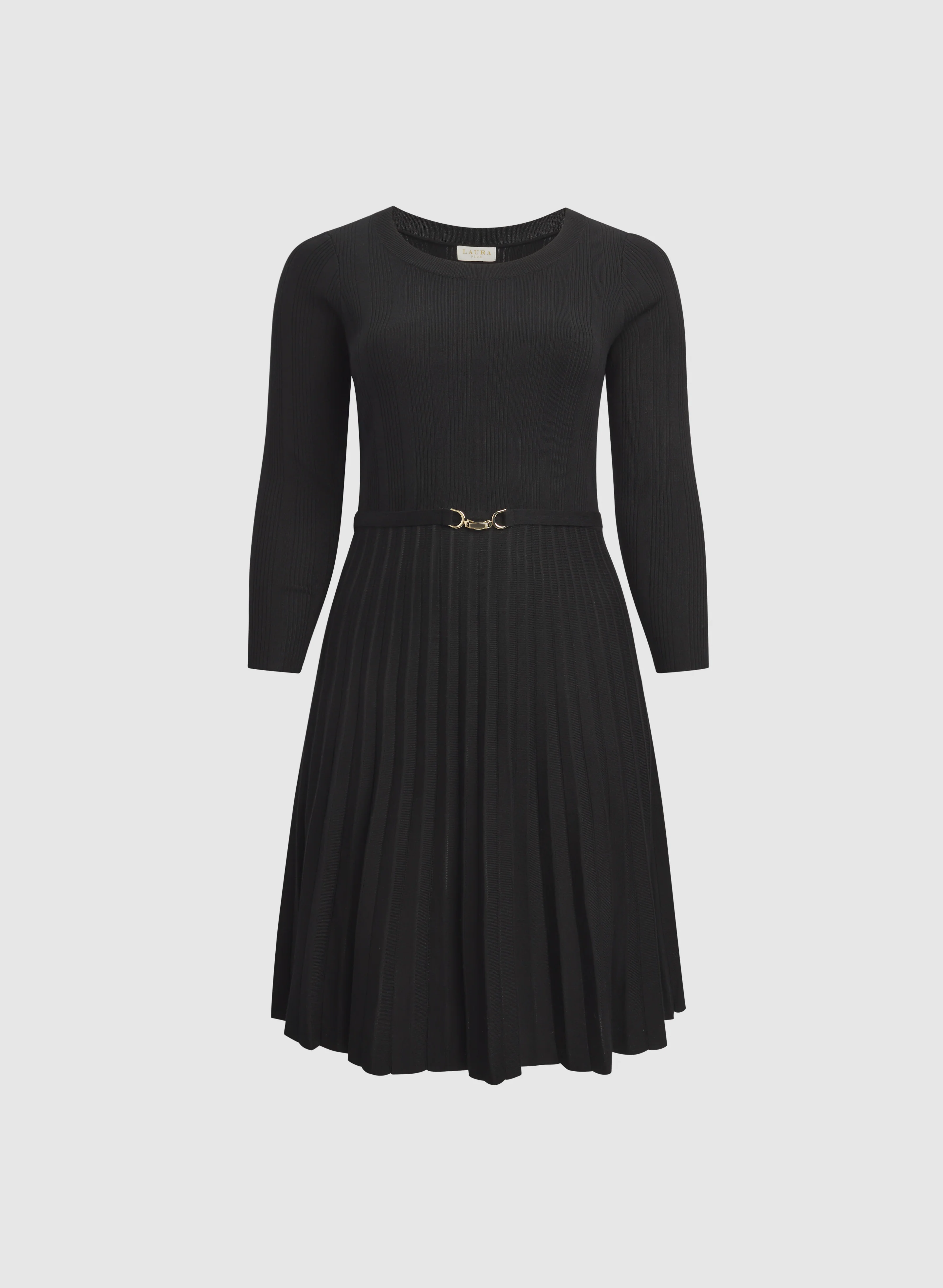 Pleated Sweater Dress - Image 6