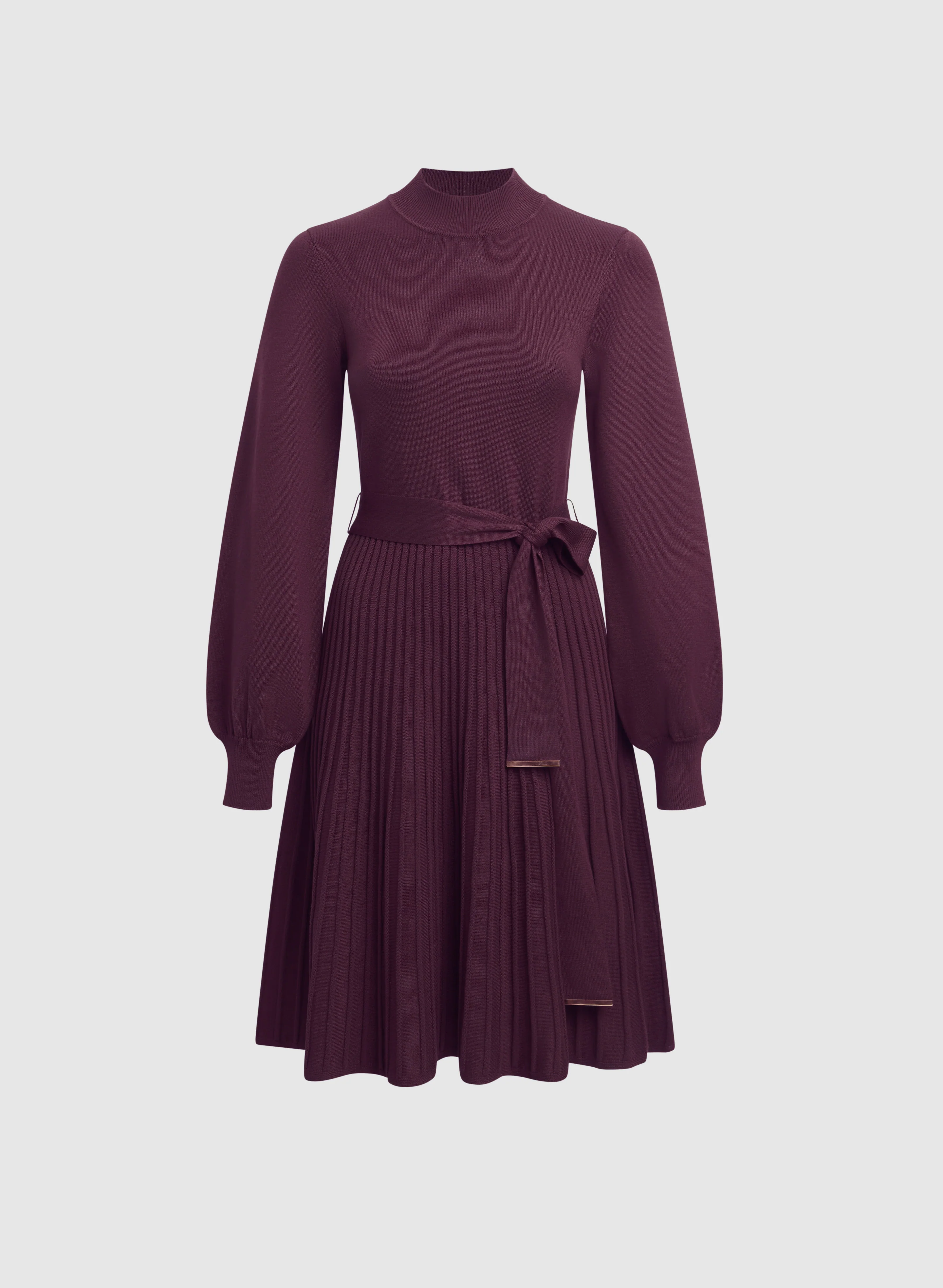 Pleated Sweater Dress - Image 6
