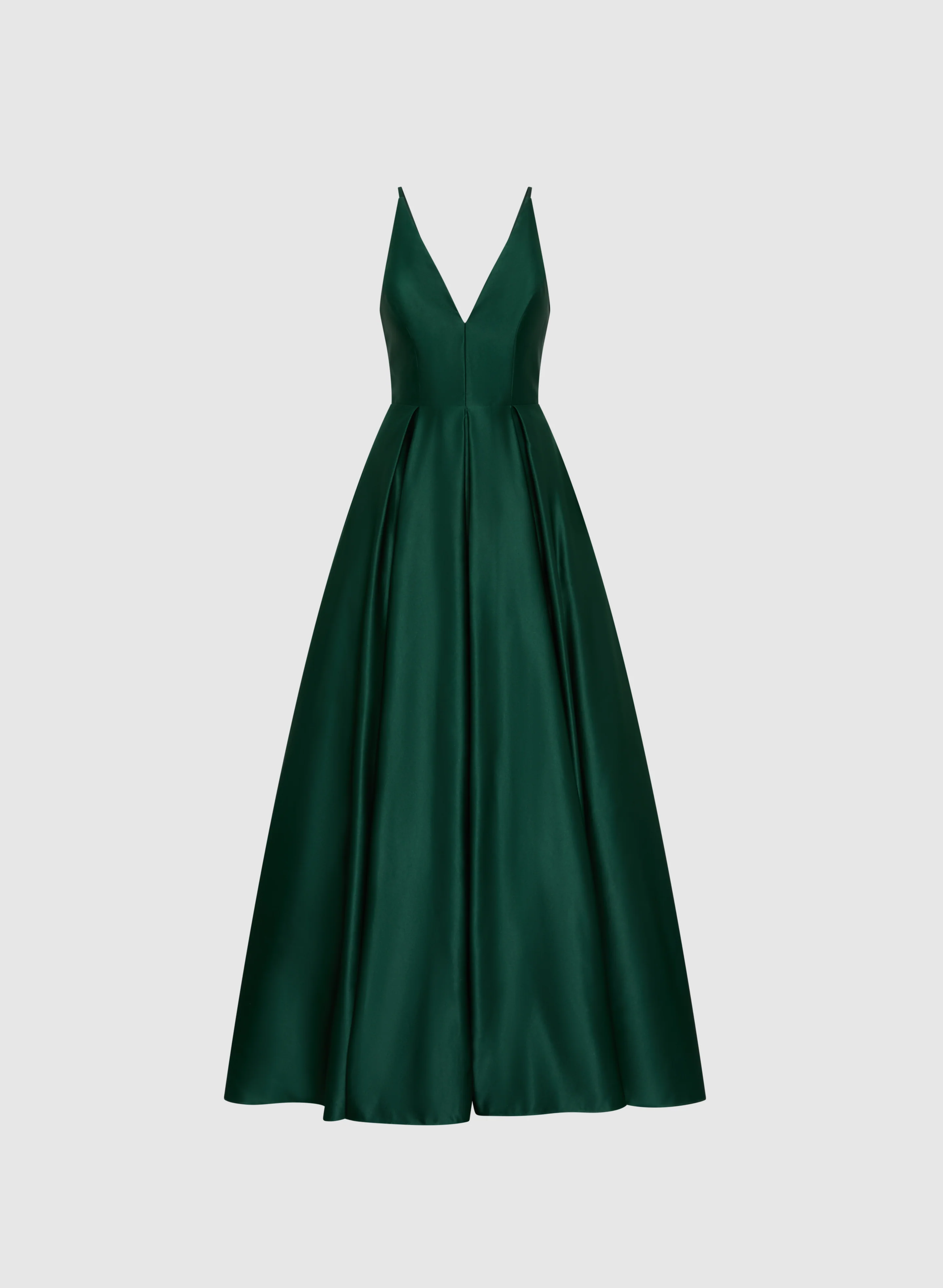 Plunge Neck Ballgown Dress - Image 5