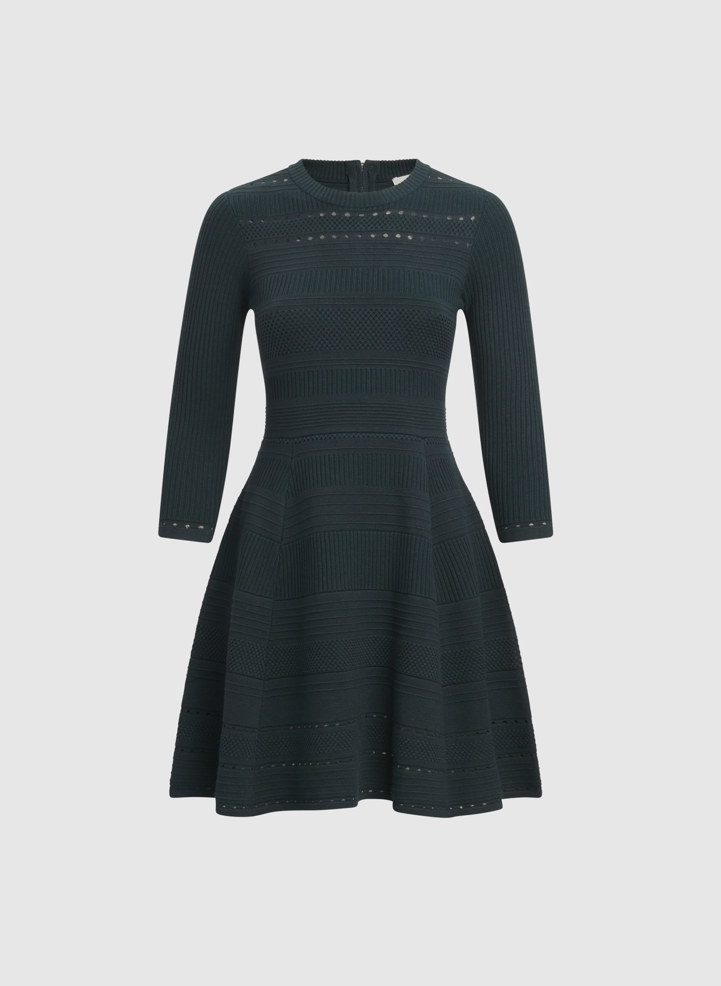 Pointelle Detail Knit Dress - Image 6