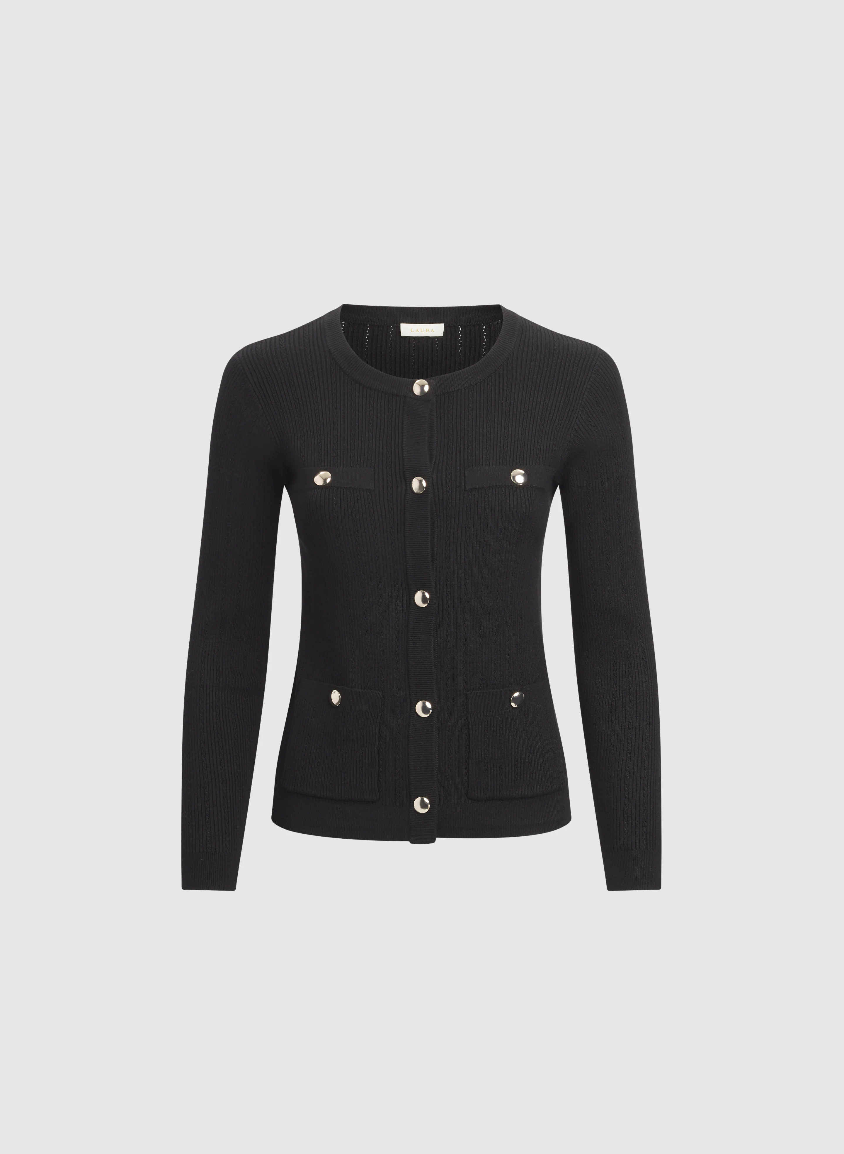 Pointelle Knit Cardigan - Image 6