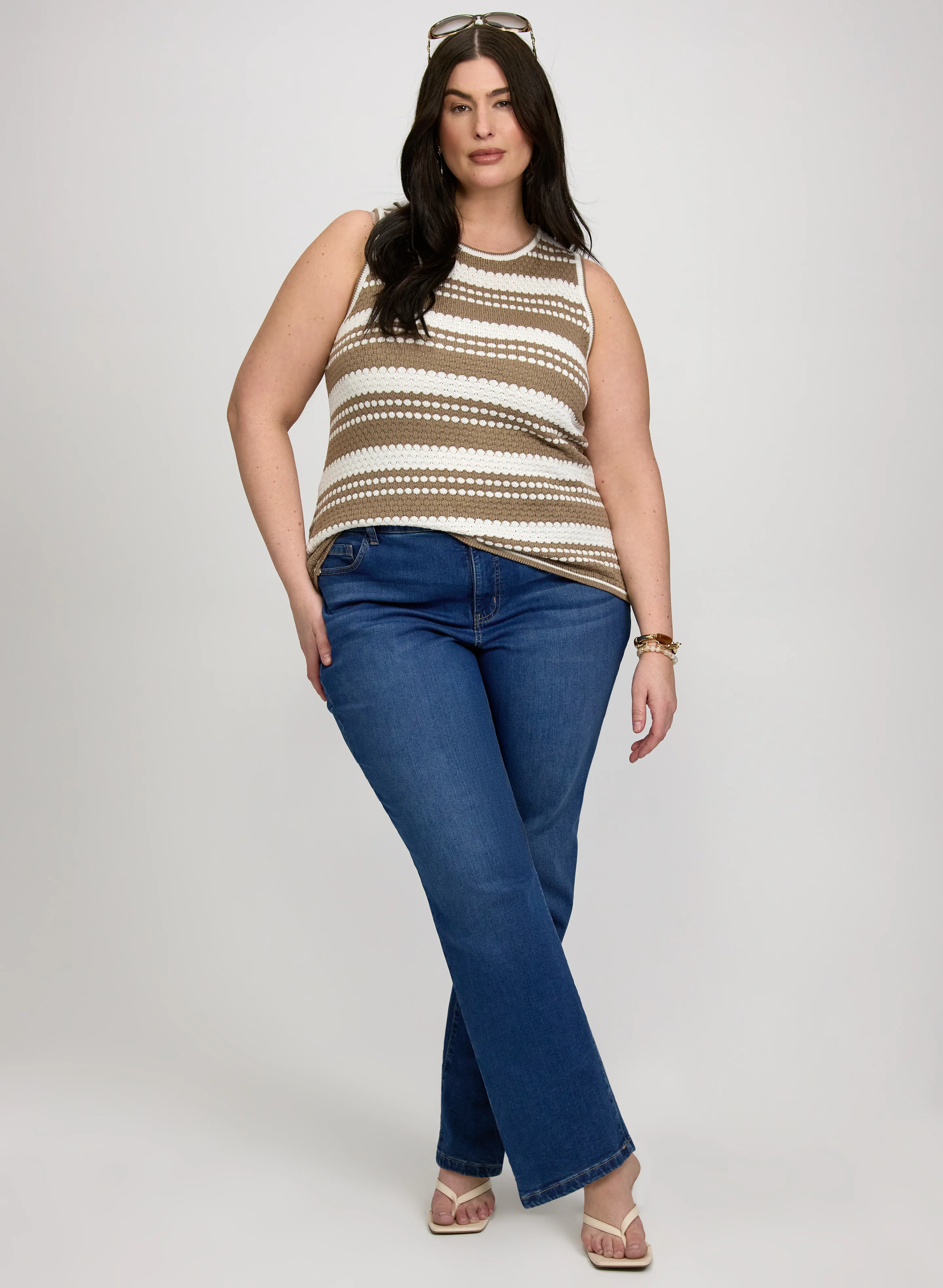 Pointelle Stripe Knit - Image 3