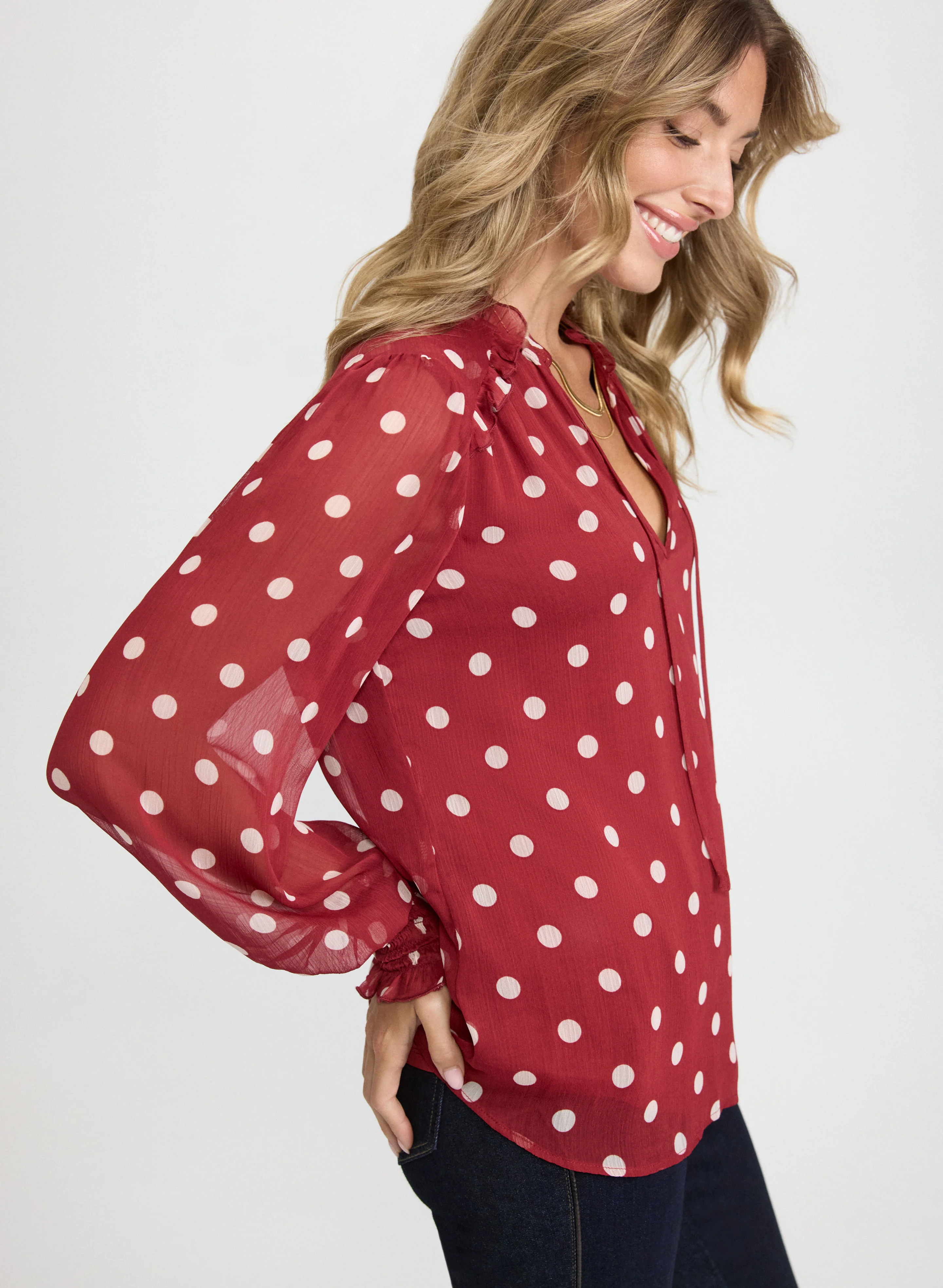 Polka Dot Blouse - Image 5