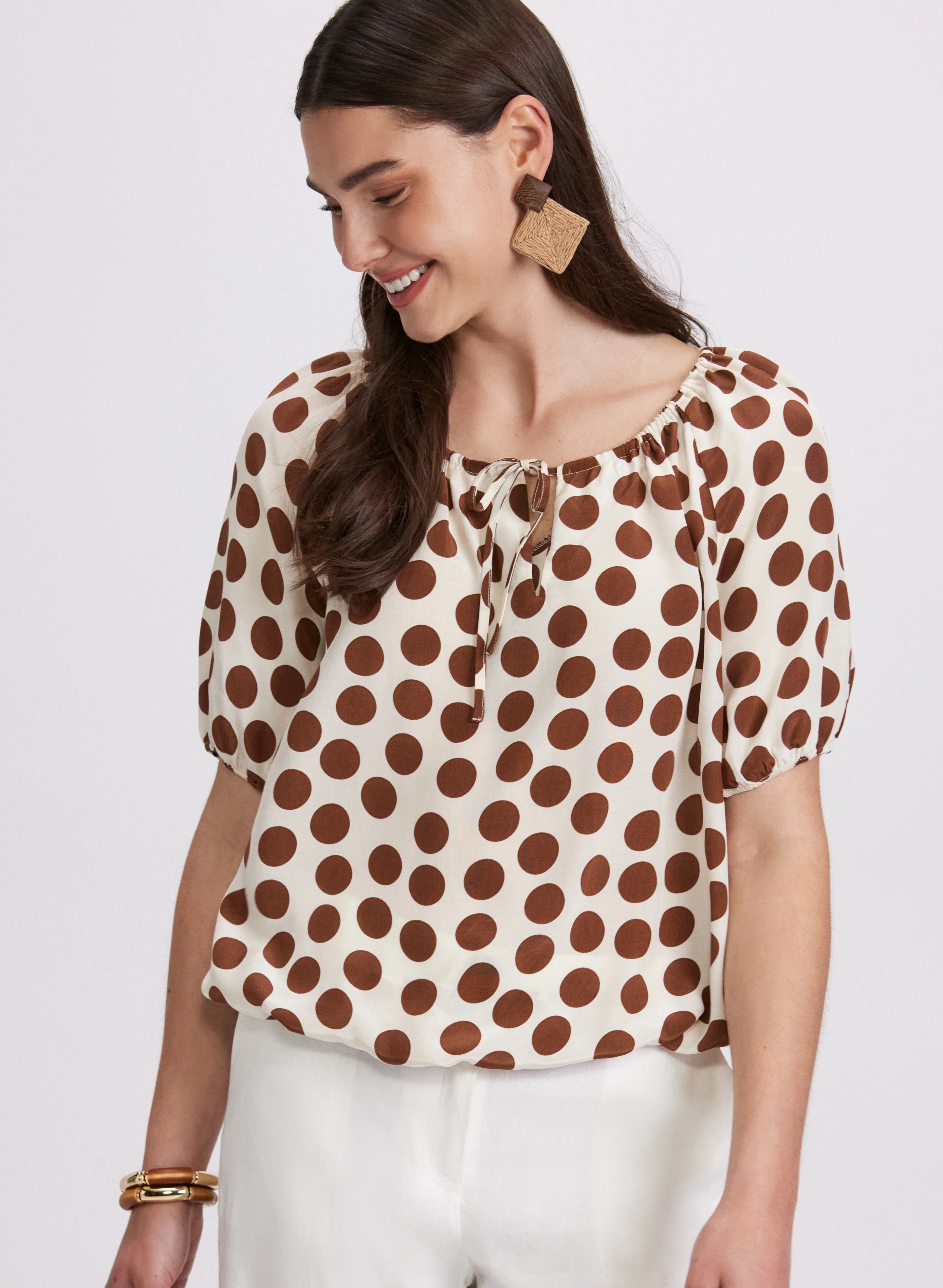 Polka Dot Blouse - Image 2