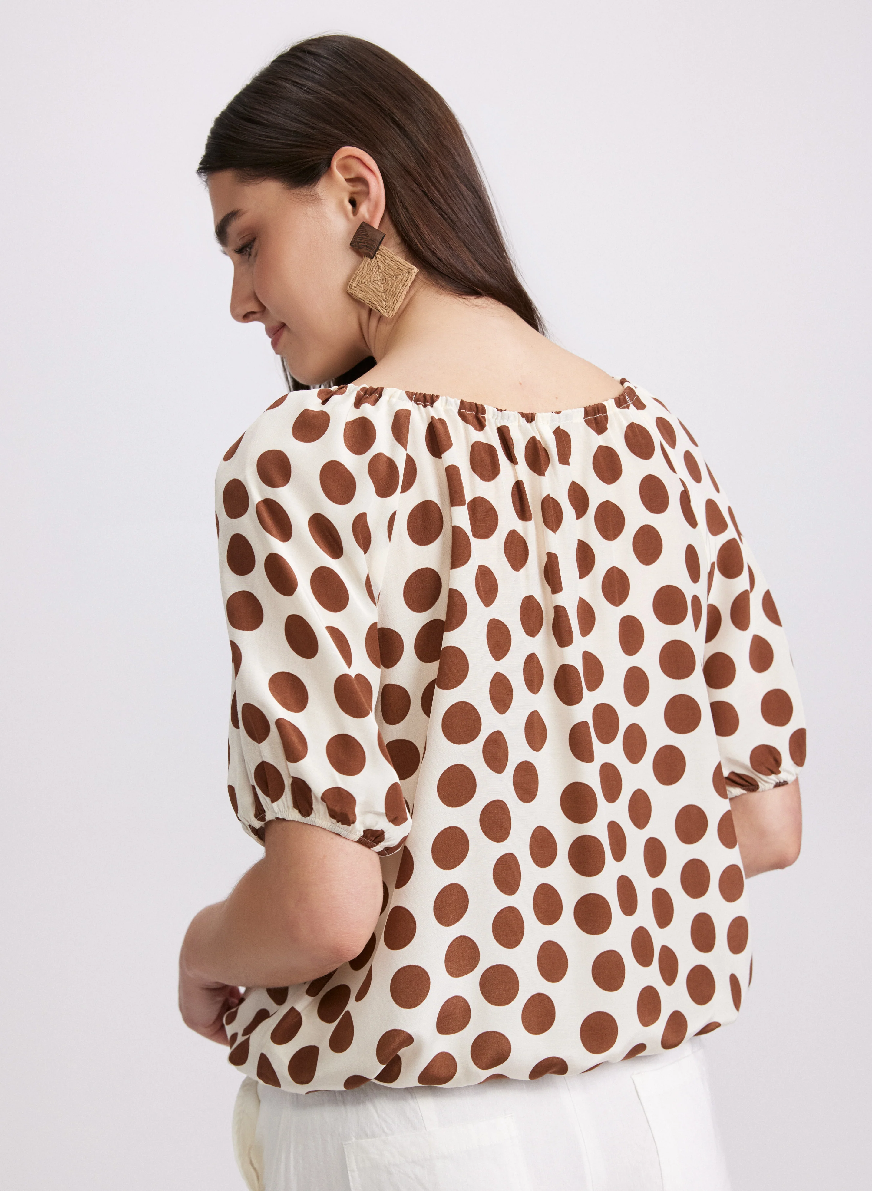 Polka Dot Blouse - Image 4