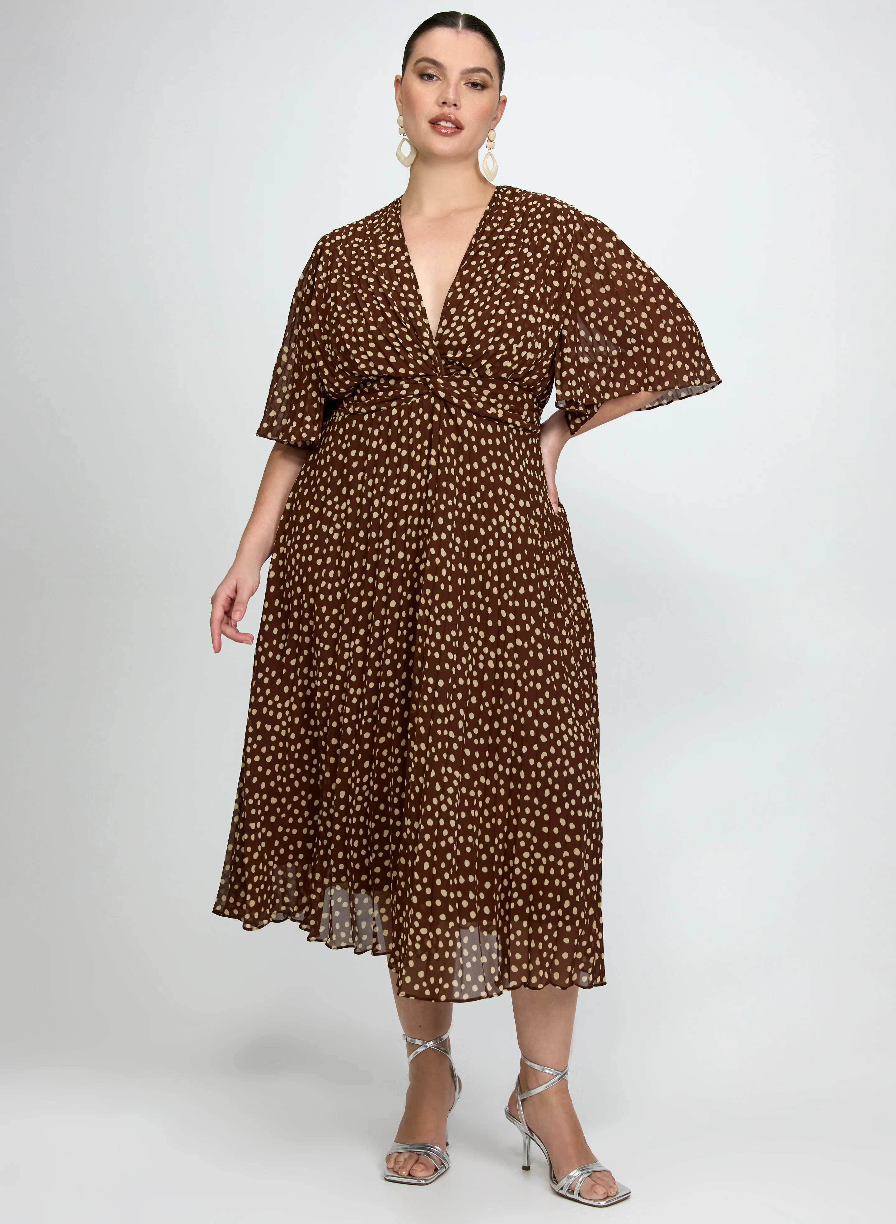 Polka Dot Midi Dress