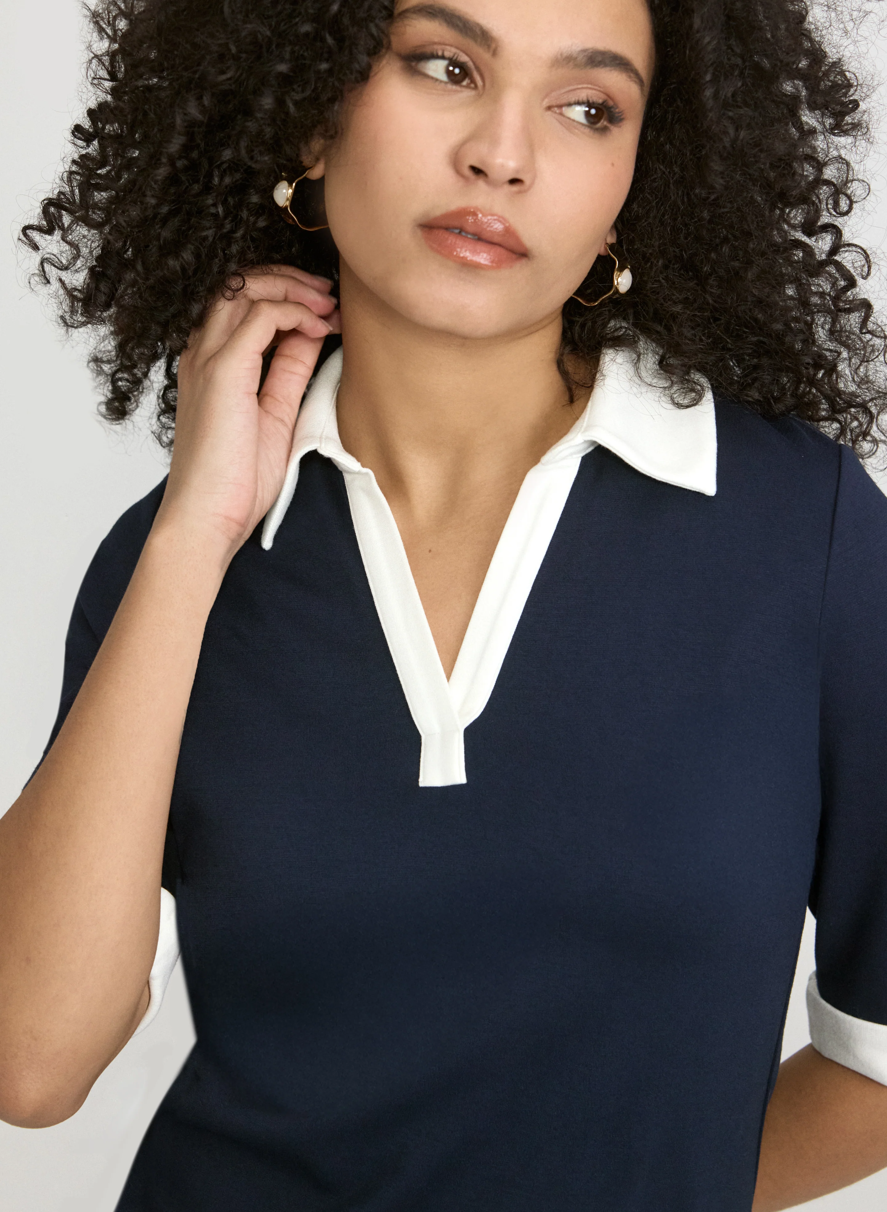 Polo Collar Top - Image 5
