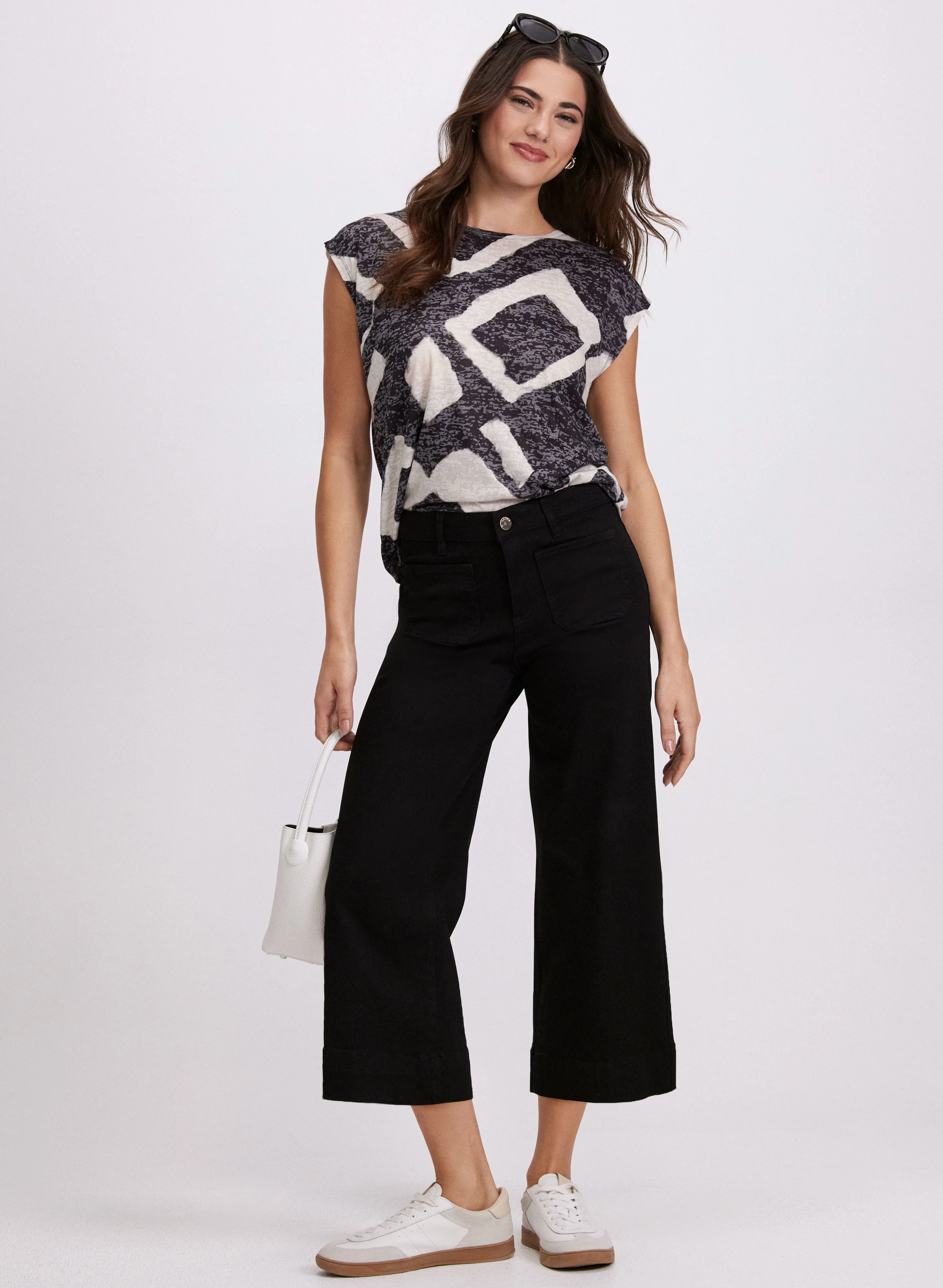 Printed Burnout T-Shirt - Image 3