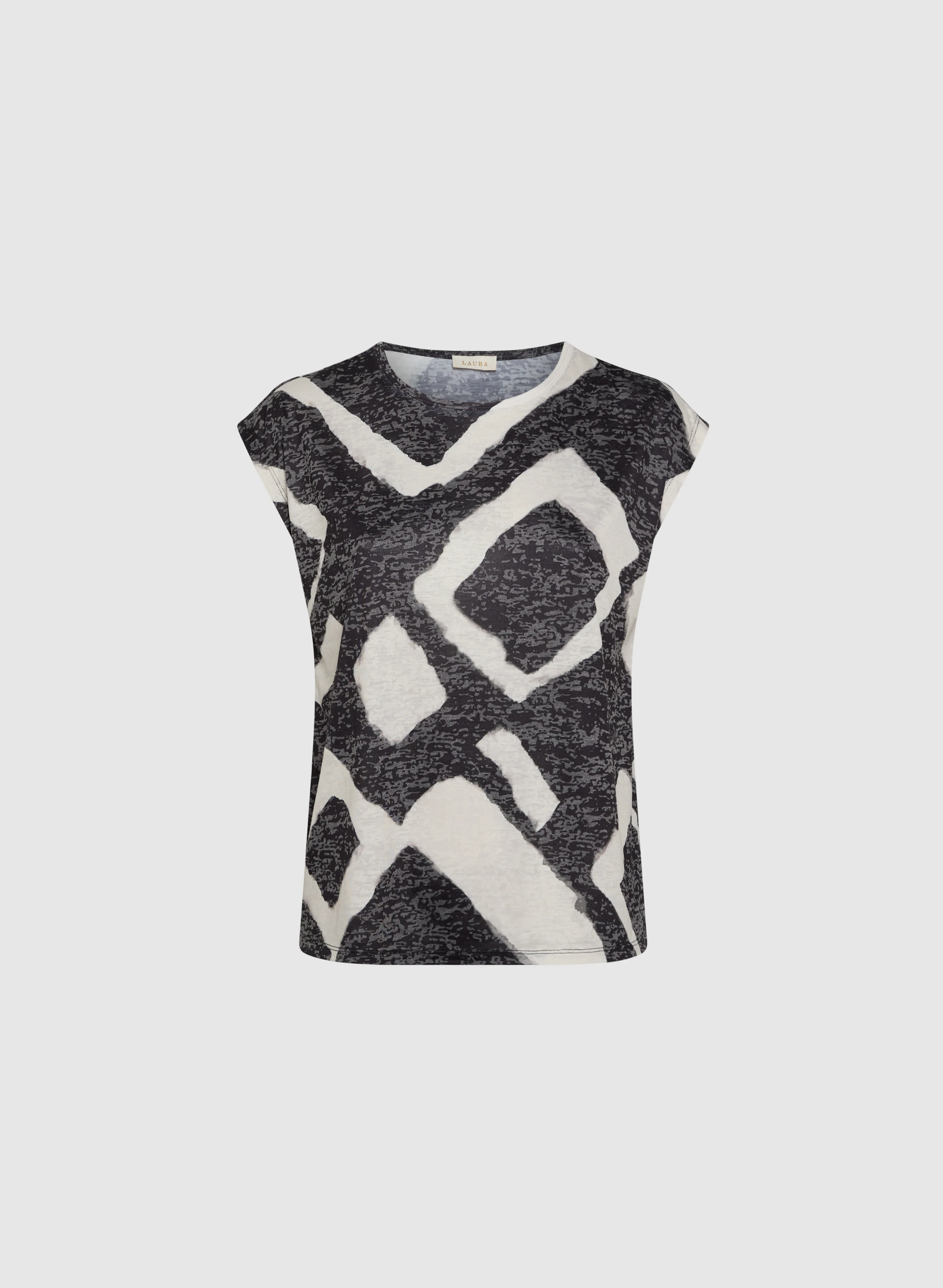 Printed Burnout T-Shirt - Image 6