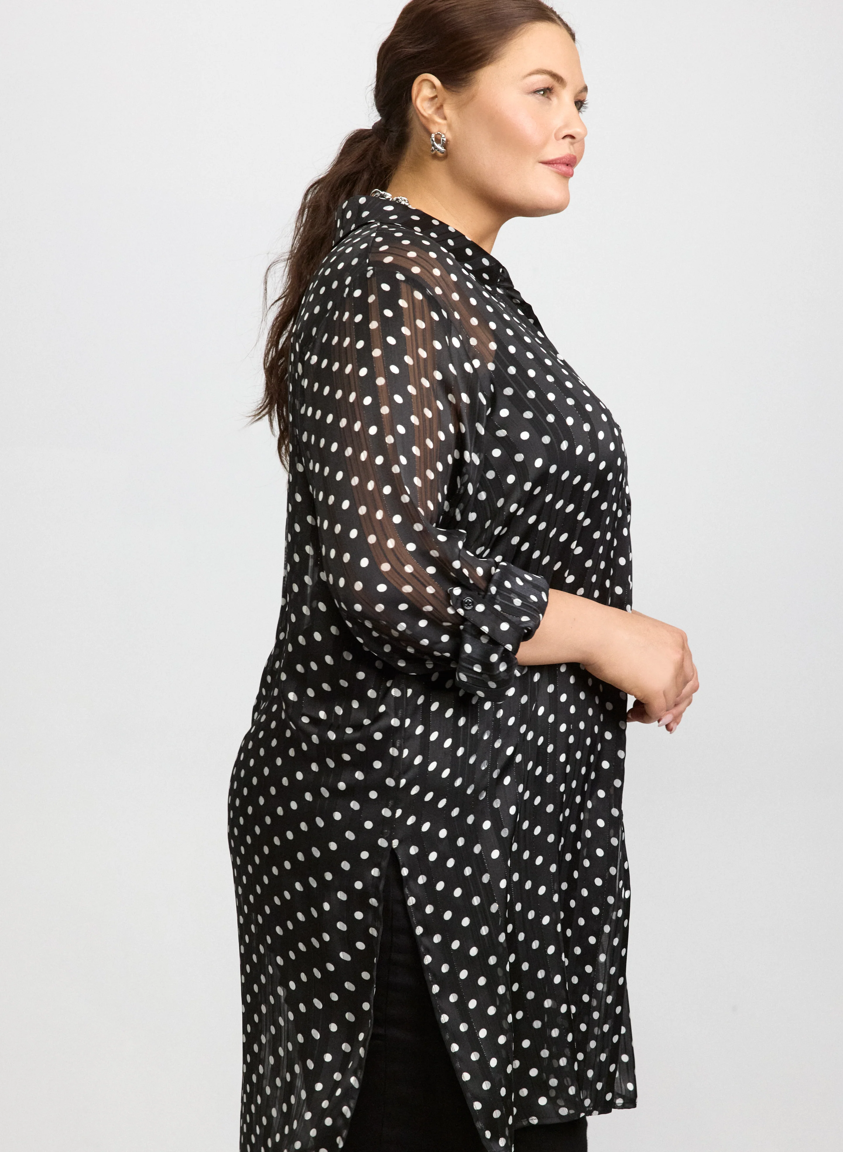 Printed Chiffon Blouse - Image 13