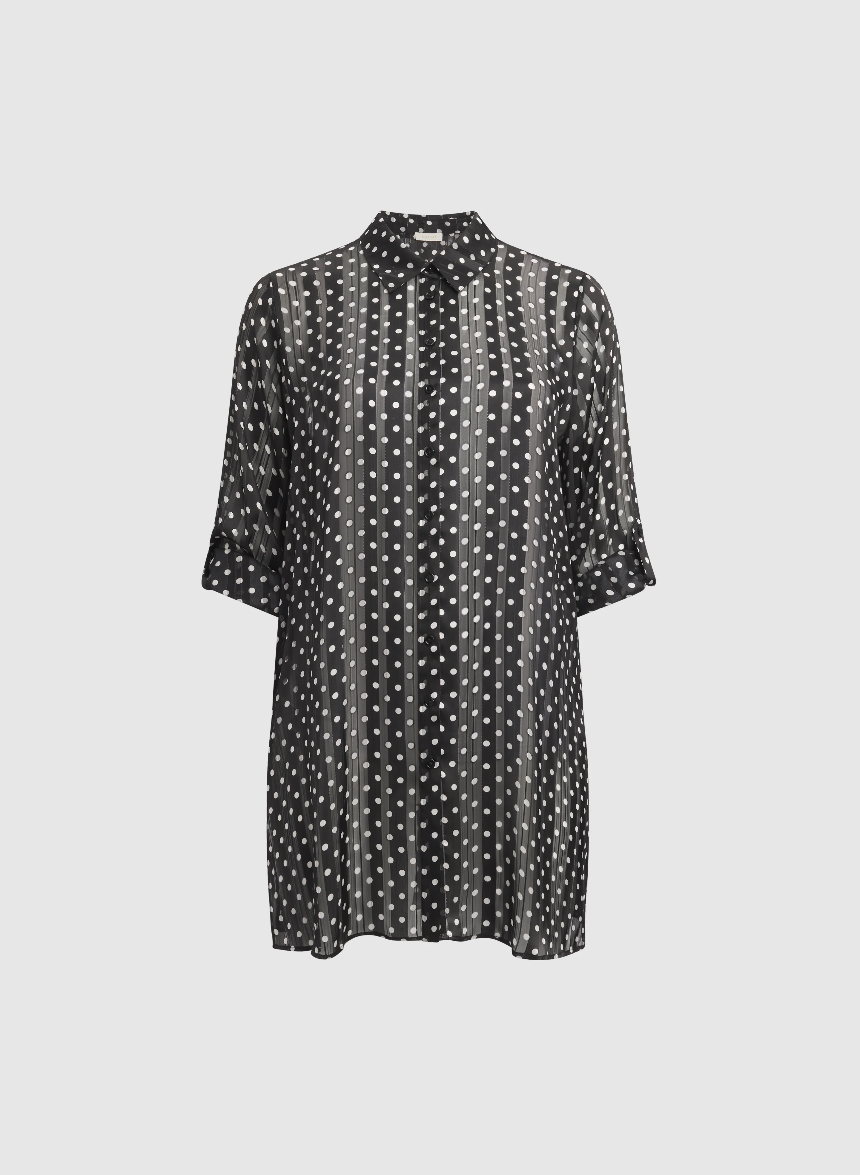 Printed Chiffon Blouse - Image 8