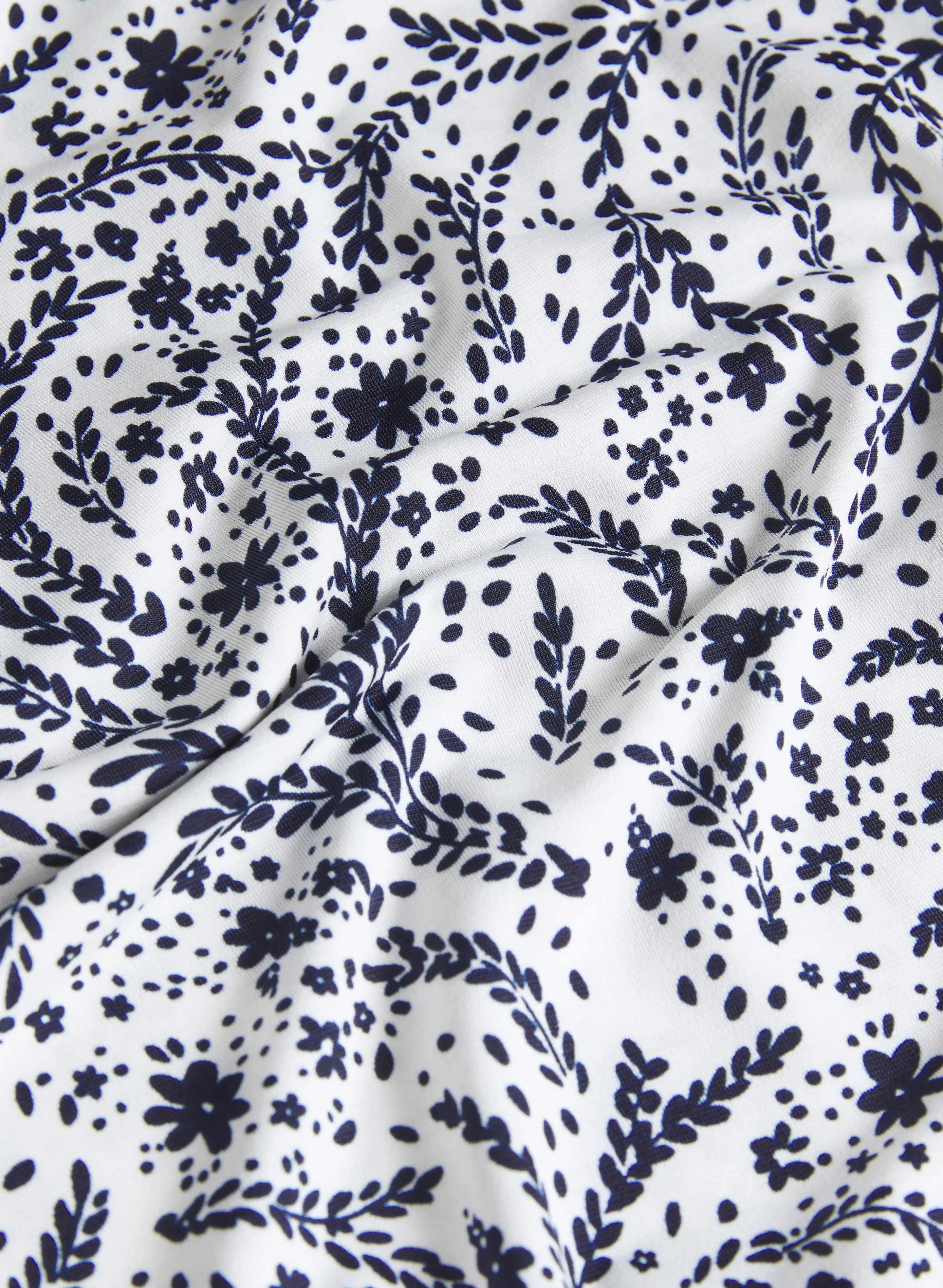 Printed Drawstring Top - Image 7