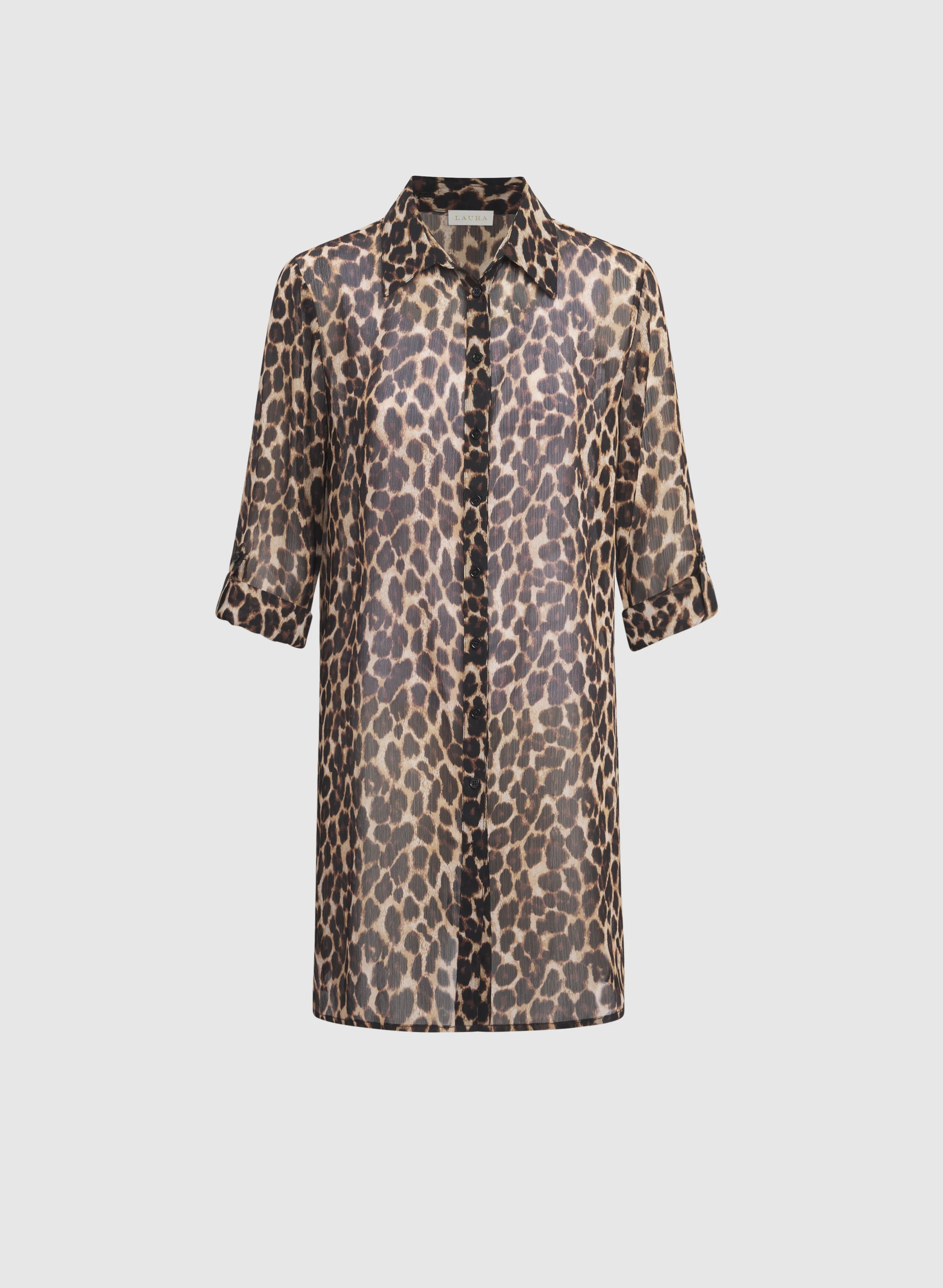 Printed Long Blouse - Image 6