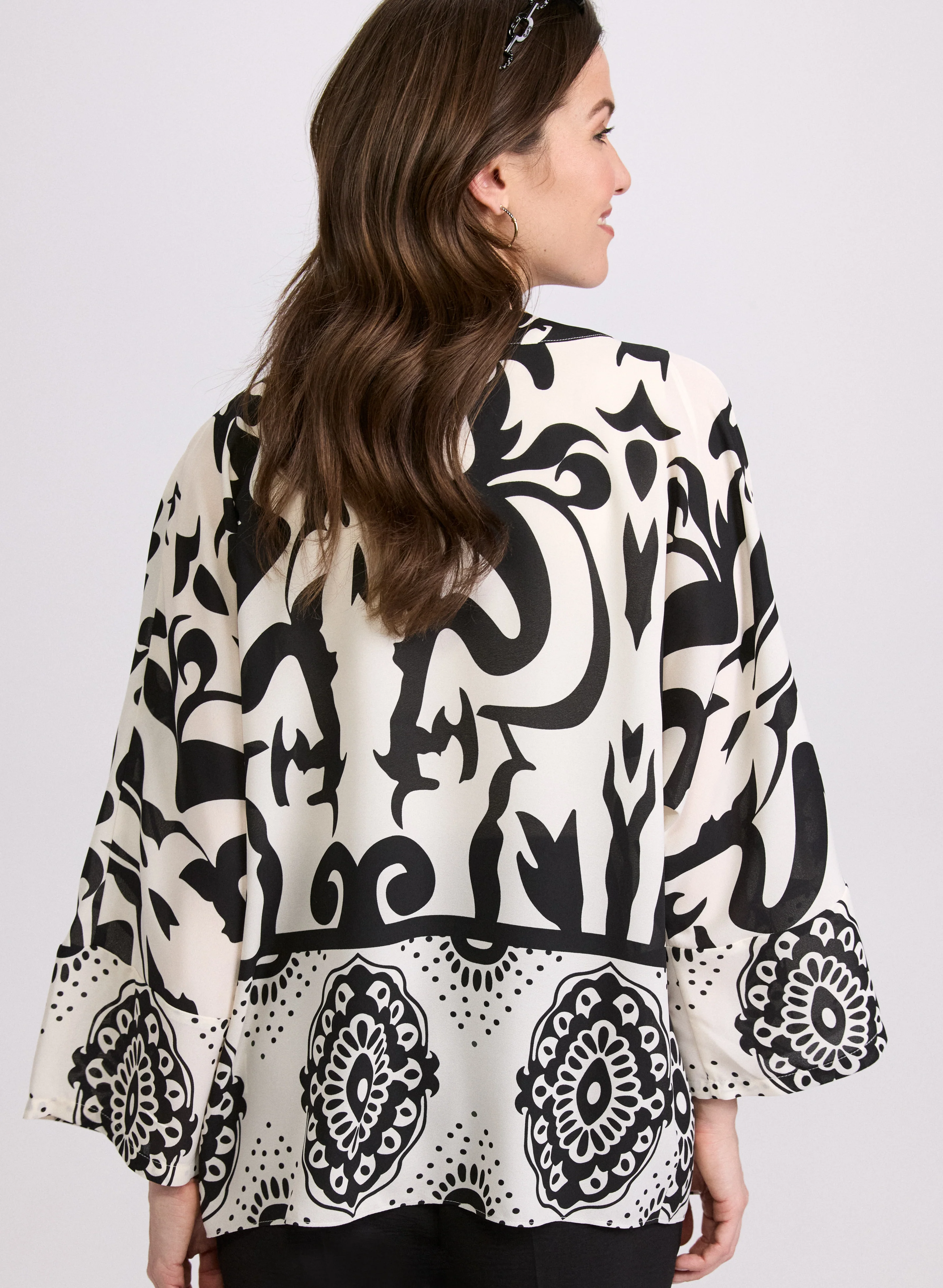 Printed Open Tunic - Image 4
