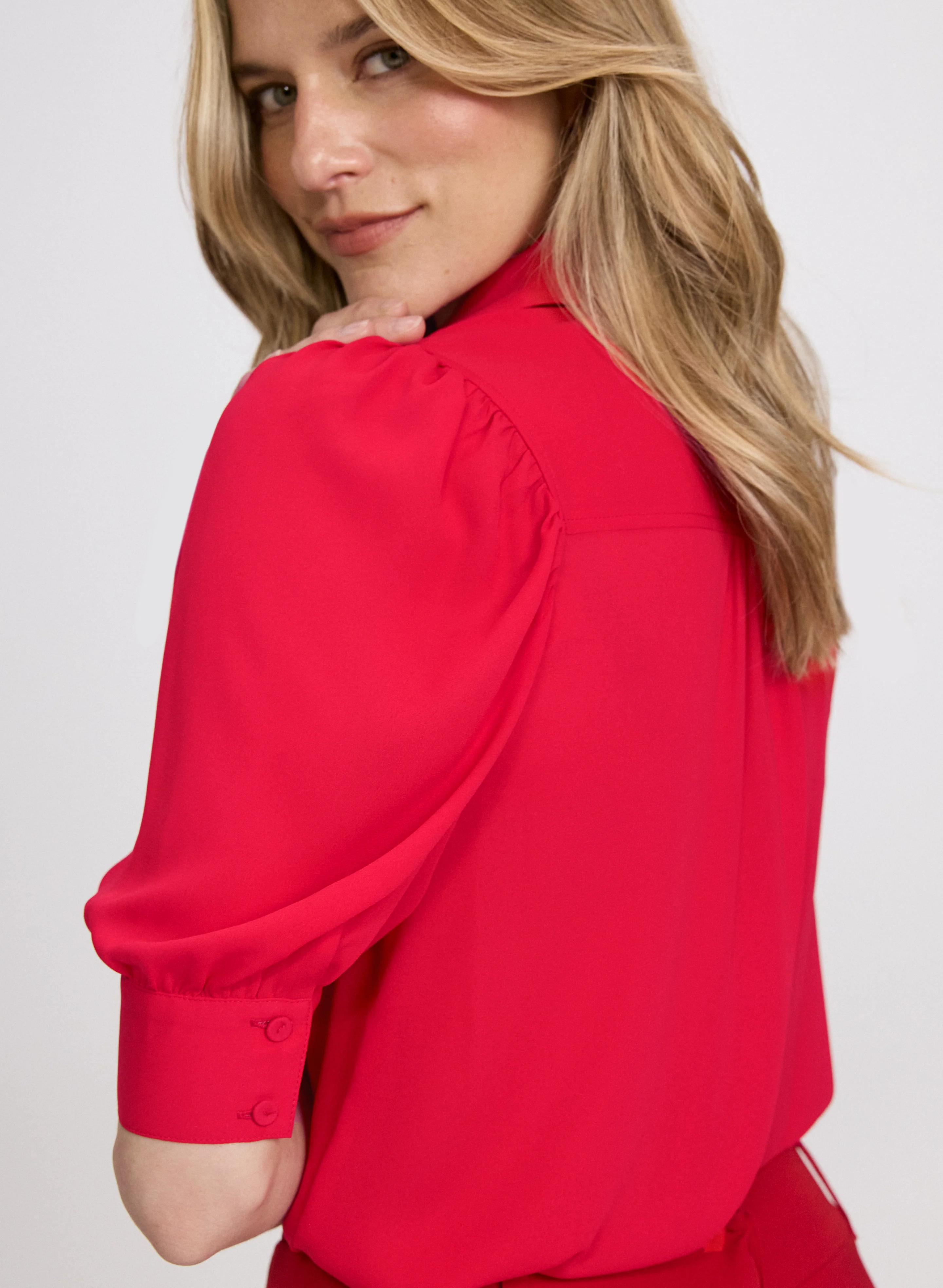 Puff Sleeve Blouse - Image 3