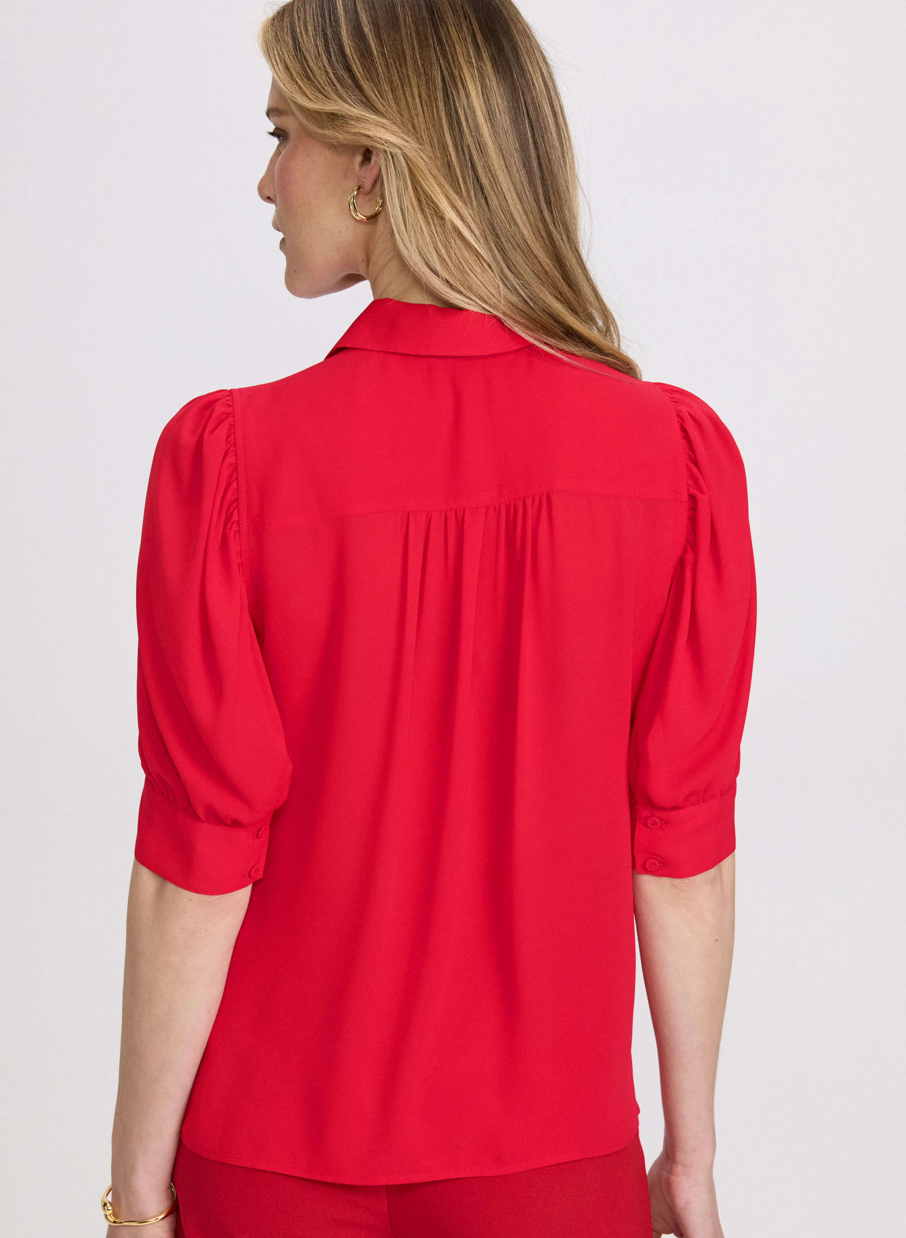 Puff Sleeve Blouse - Image 4