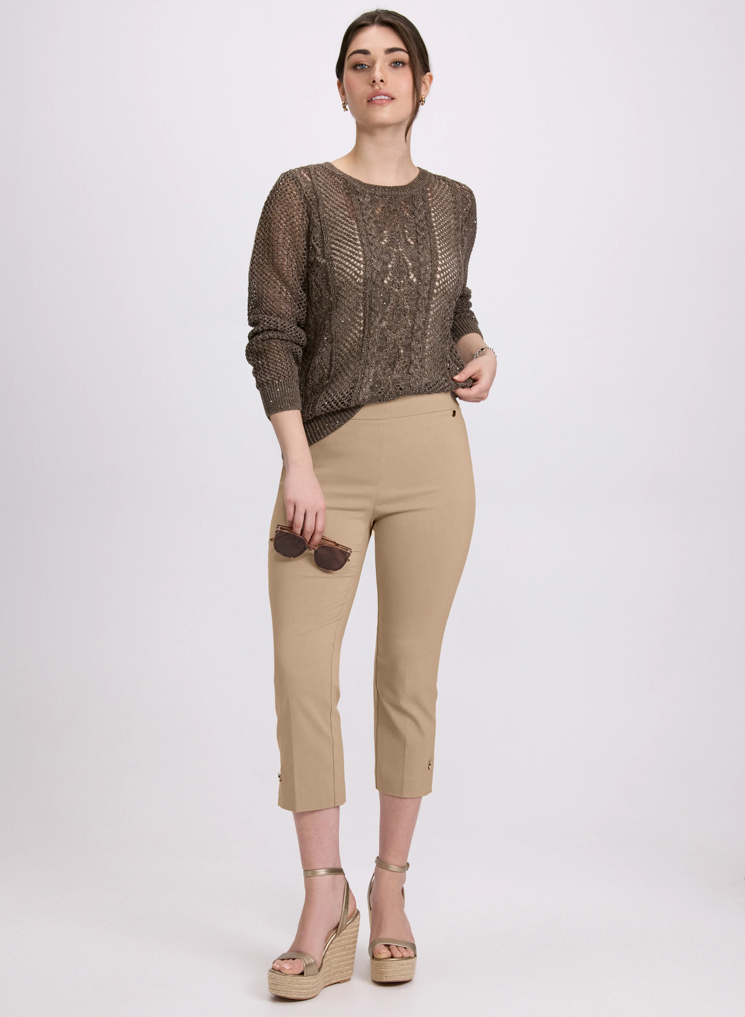 Pull-On Bengaline Capris - Image 3