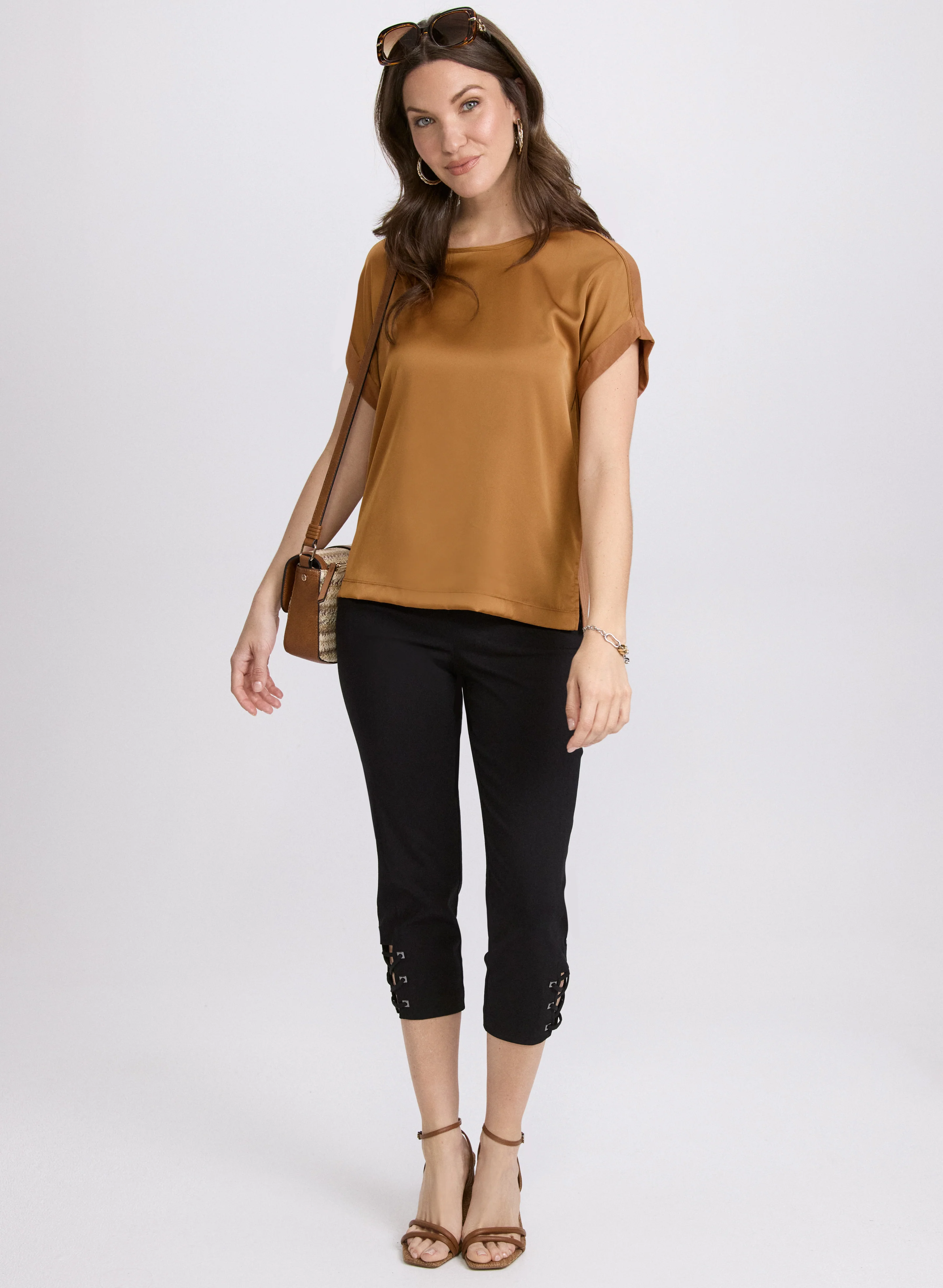 Pull-On Bengaline Capris - Image 3
