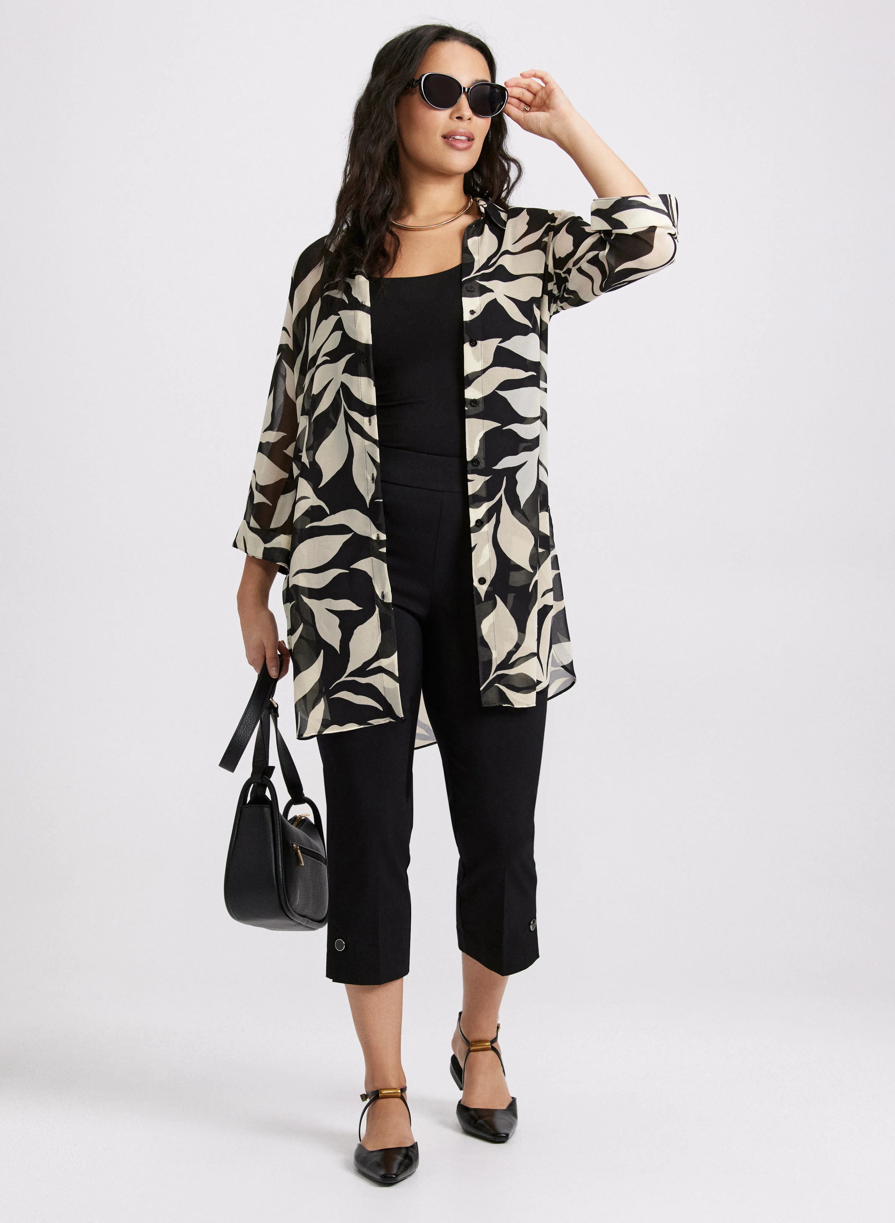 Pull-On Bengaline Capris - Image 3